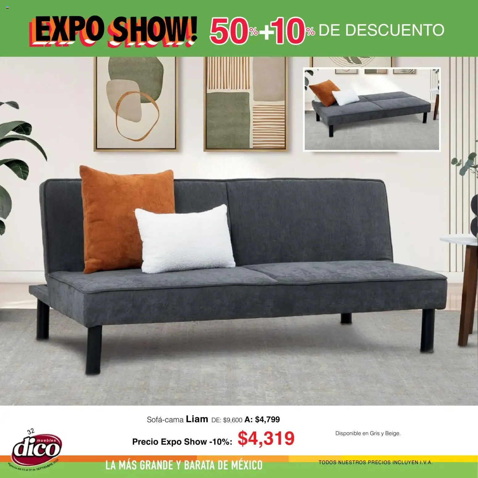 Catálogo de Muebles Dico catálogo Expo Show (04/09/2026 - 22/09/2026) - catálogo en línea 4 de septiembre al 22 de septiembre 2026 - Pagina 32