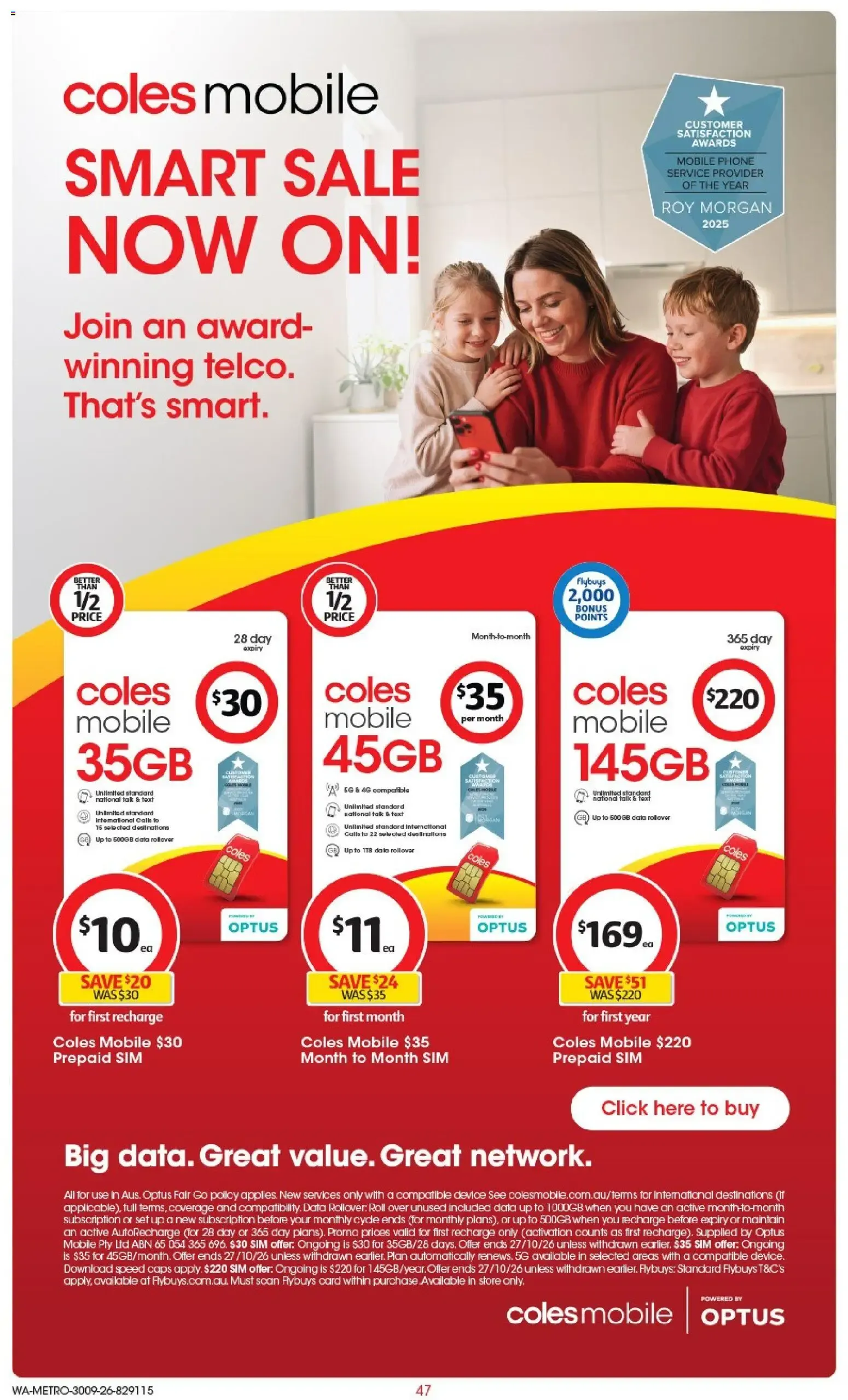 Coles catalogue valid from 30/09/2026 > Online Australia - Catalogue valid from 30 September to 6 October 2026 - page 47