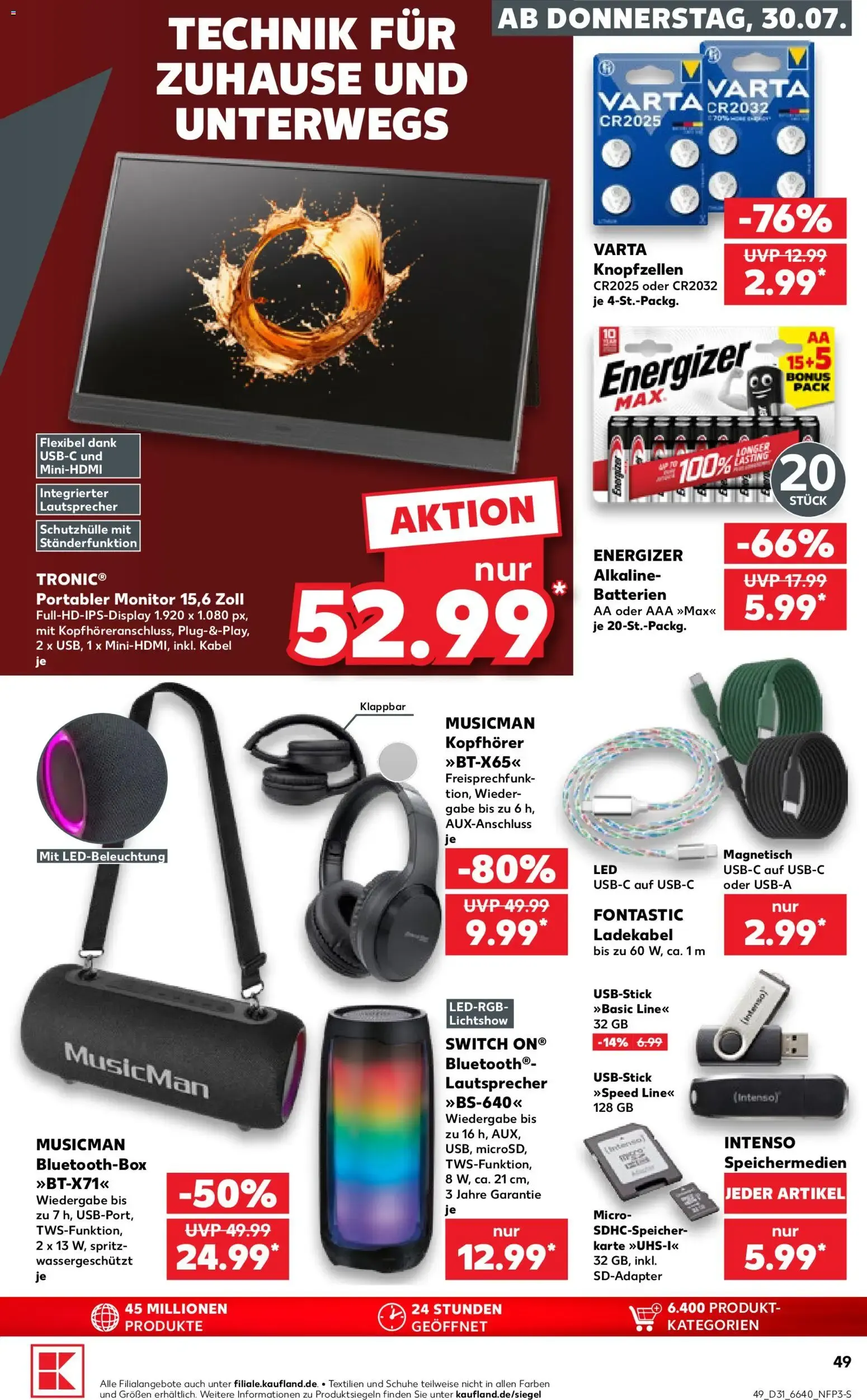 Prospekt Kaufland ab 30.07.2026 » Angebote Online zum Blättern von 30. Juli bis 5. August 2026 - Prospekt seite 49