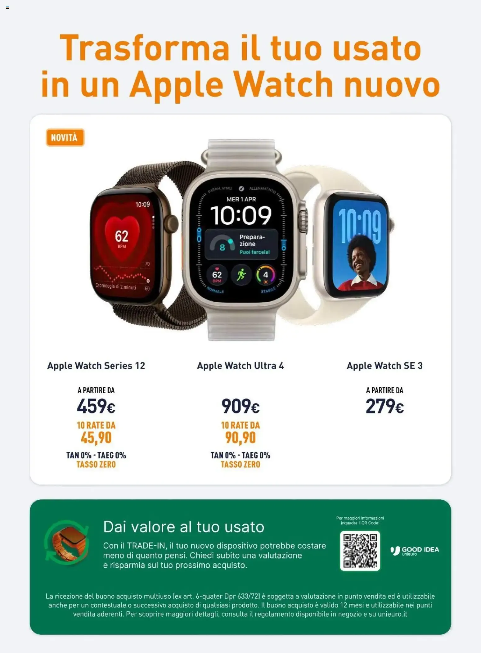 Nuovo Unieuro volantino Apple dal 18/09/2026 > offerte anteprima 🛍️ da 18 settembre a 24 settembre di 2026 - Pagina del volantino 10