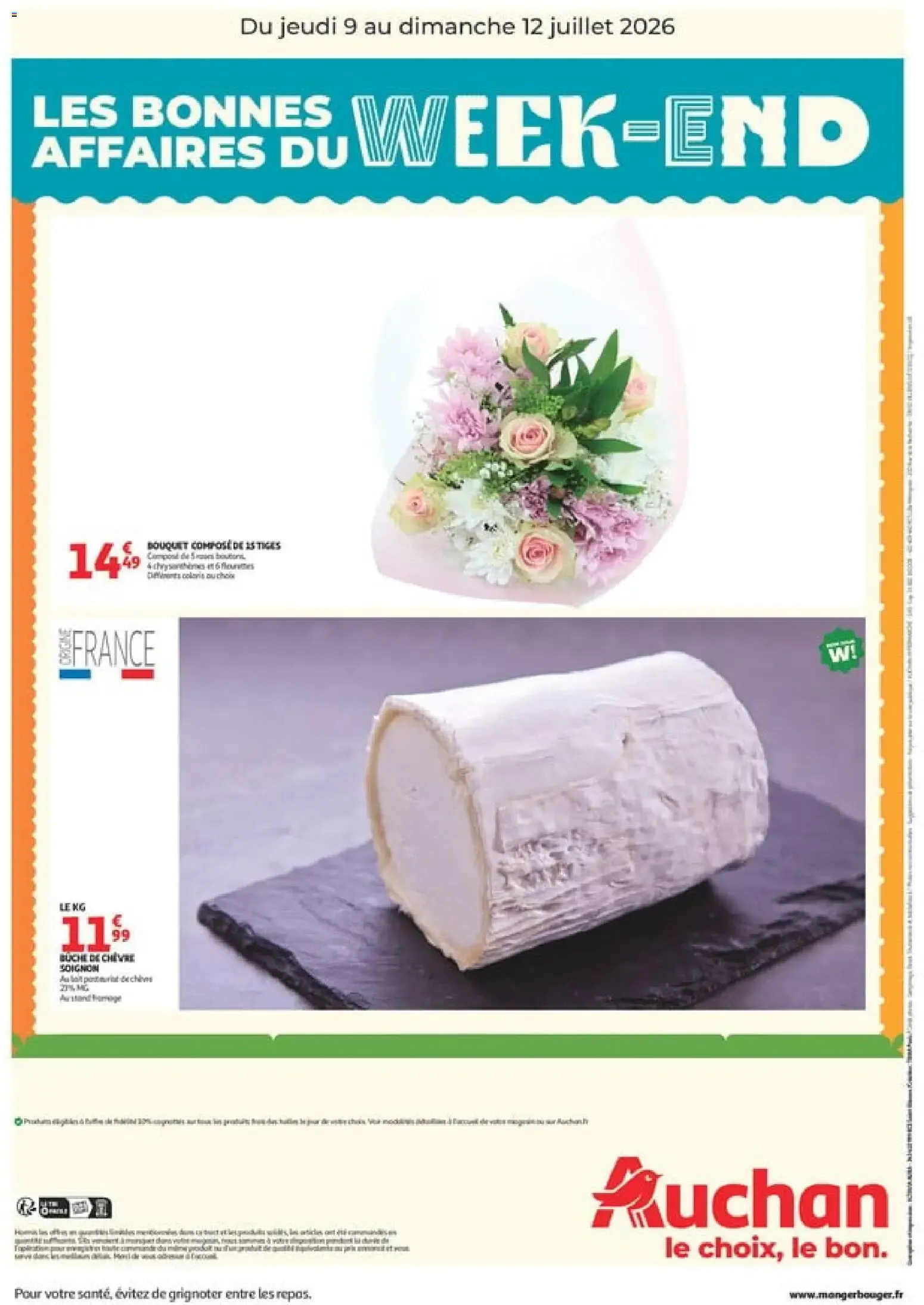 Auchan les bons plans du week-end dans votre hyper à partir du 09/07/2026 - promo en ligne du 9 juillet au 12 juillet 2026 - Catalogue page 2