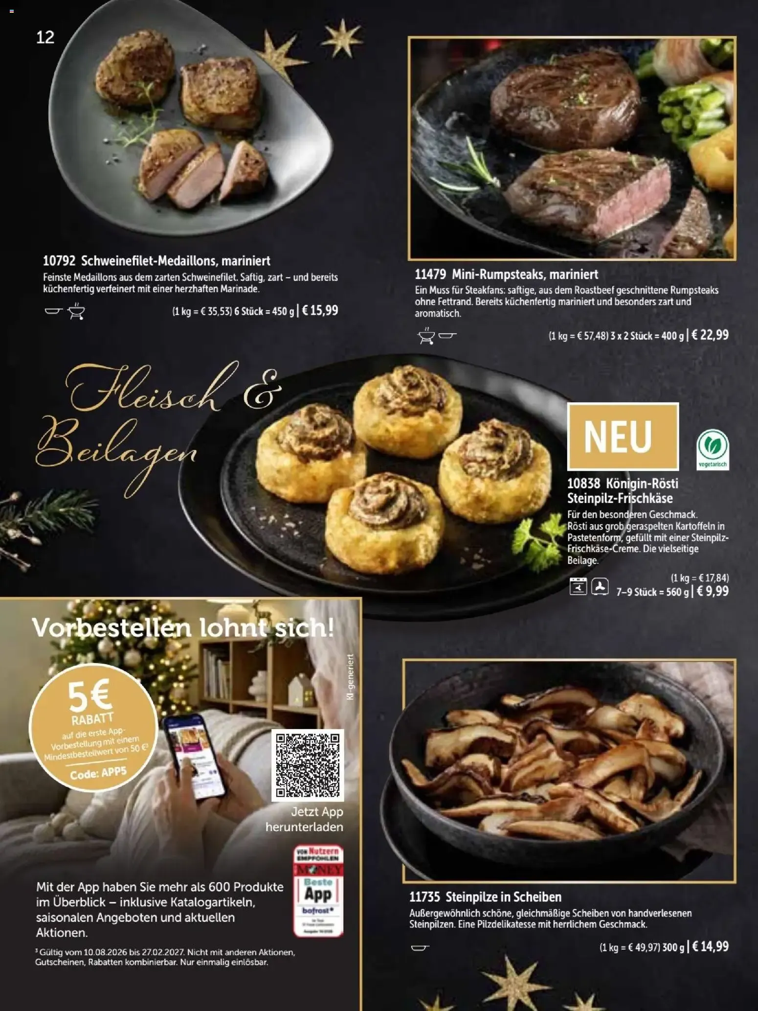 Bofrost Weihnachten von 26. Oktober bis 23. Dezember 2026 - Prospekt seite 11
