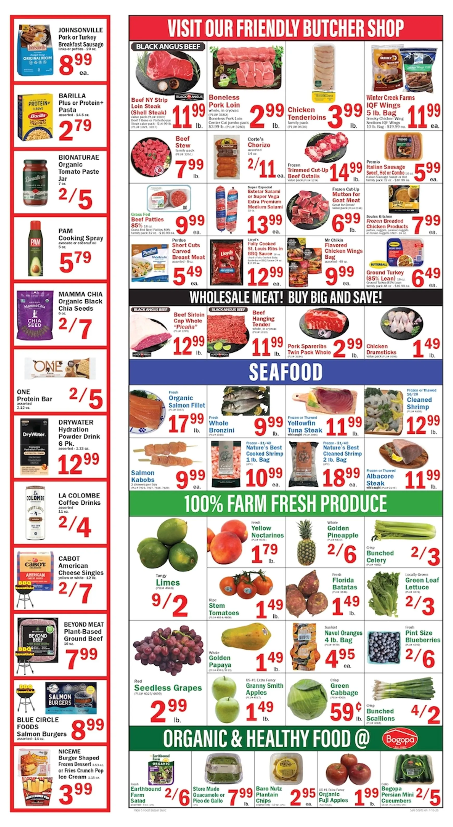 Weekly ad Current Food Bazaar leaflet valid from Thursday 07/16/2026 to Wednesday 07/22/2026 from July 16 to July 22 2026 - Page 6