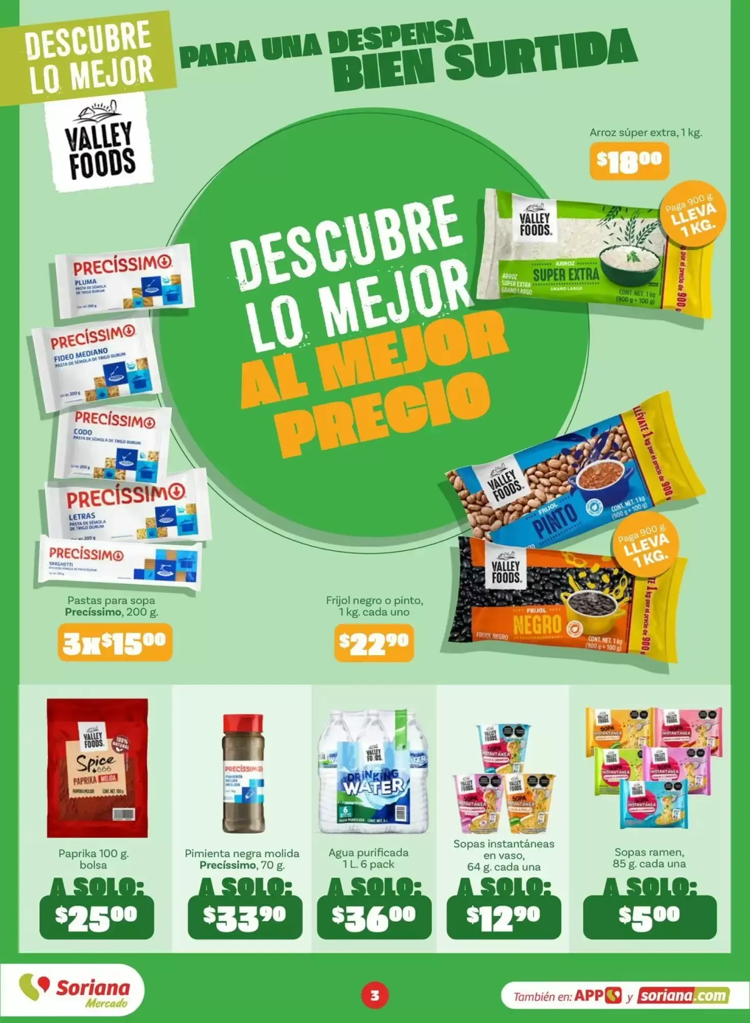 Catálogo de Folleto Soriana Mercado 1 de octubre al 11 de octubre 2026 - Pagina 3