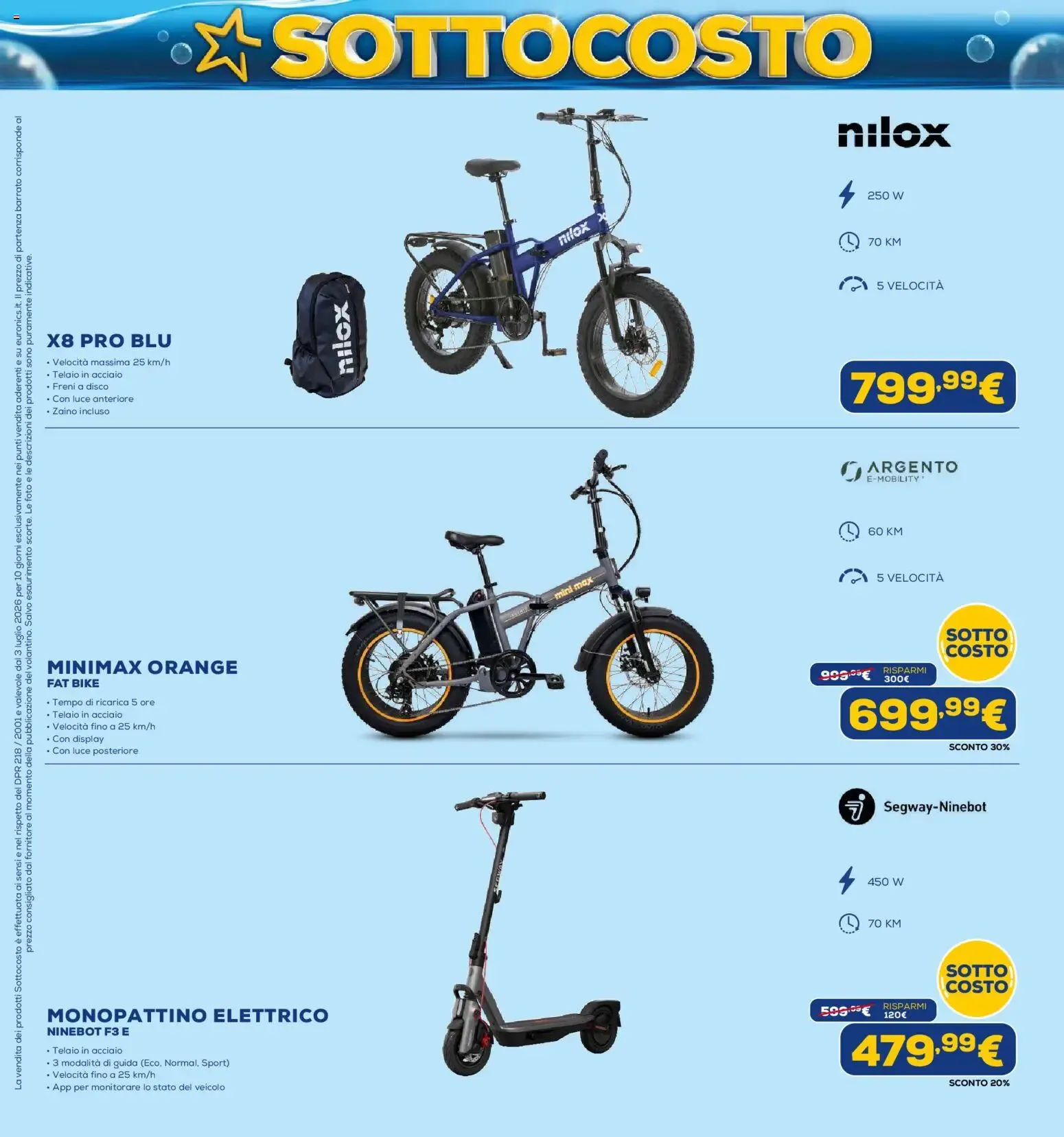 Euronics SOTTO COSTO - Dal 3 al 12 Luglio da 3 luglio a 12 luglio di 2026 - Pagina del volantino 27
