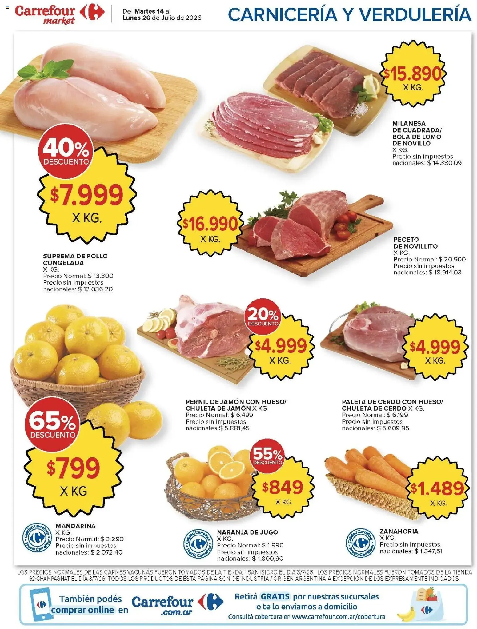 Ofertas de Carrefour Market catálogo del 14/07/2026 - 20/07/2026 14 de julio al 20 de julio 2026 - Página 7 del catálogo