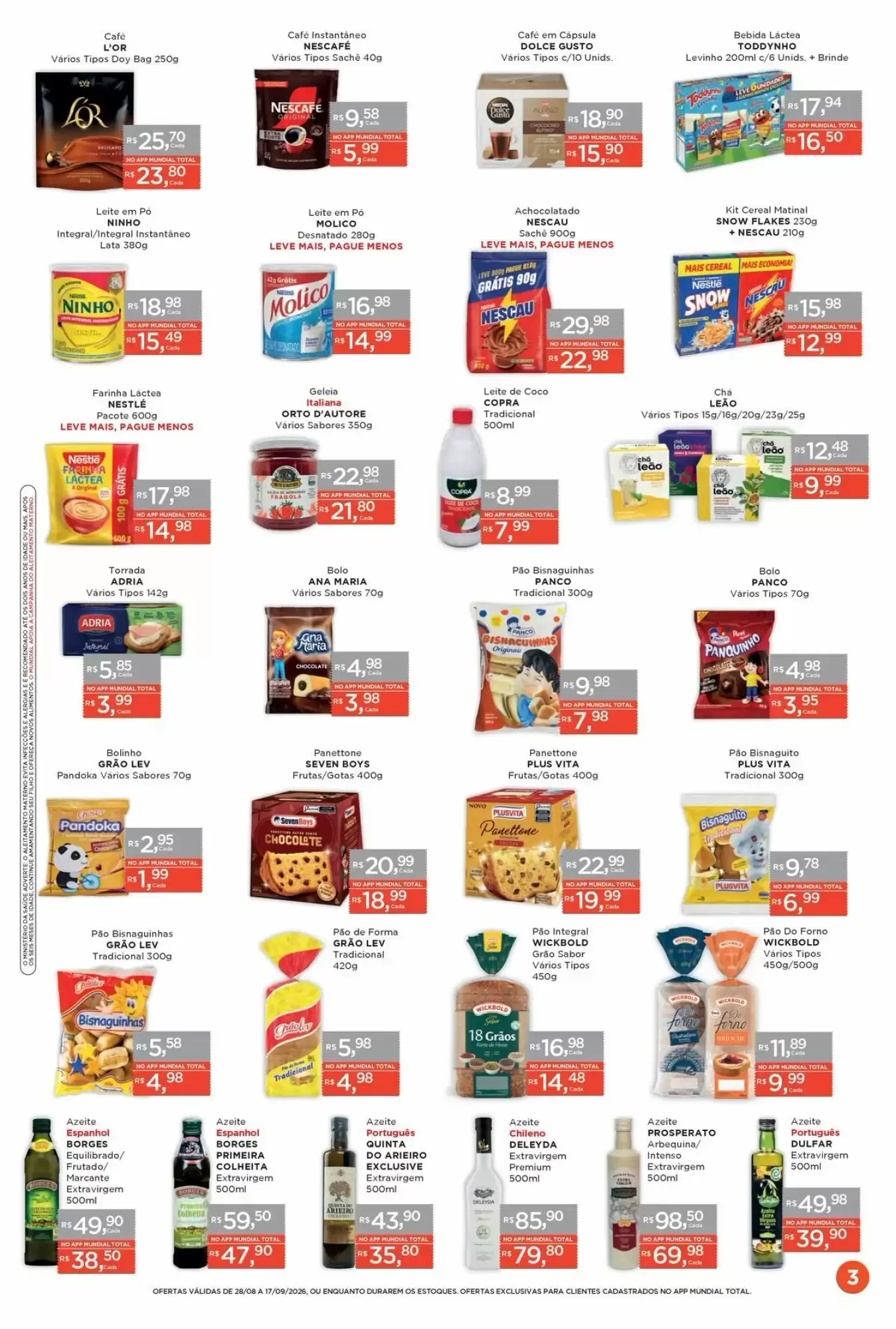 Encarte de Encarte Supermercados Mundial 28 de agosto até 17 de setembro 2026 - Pagina 5