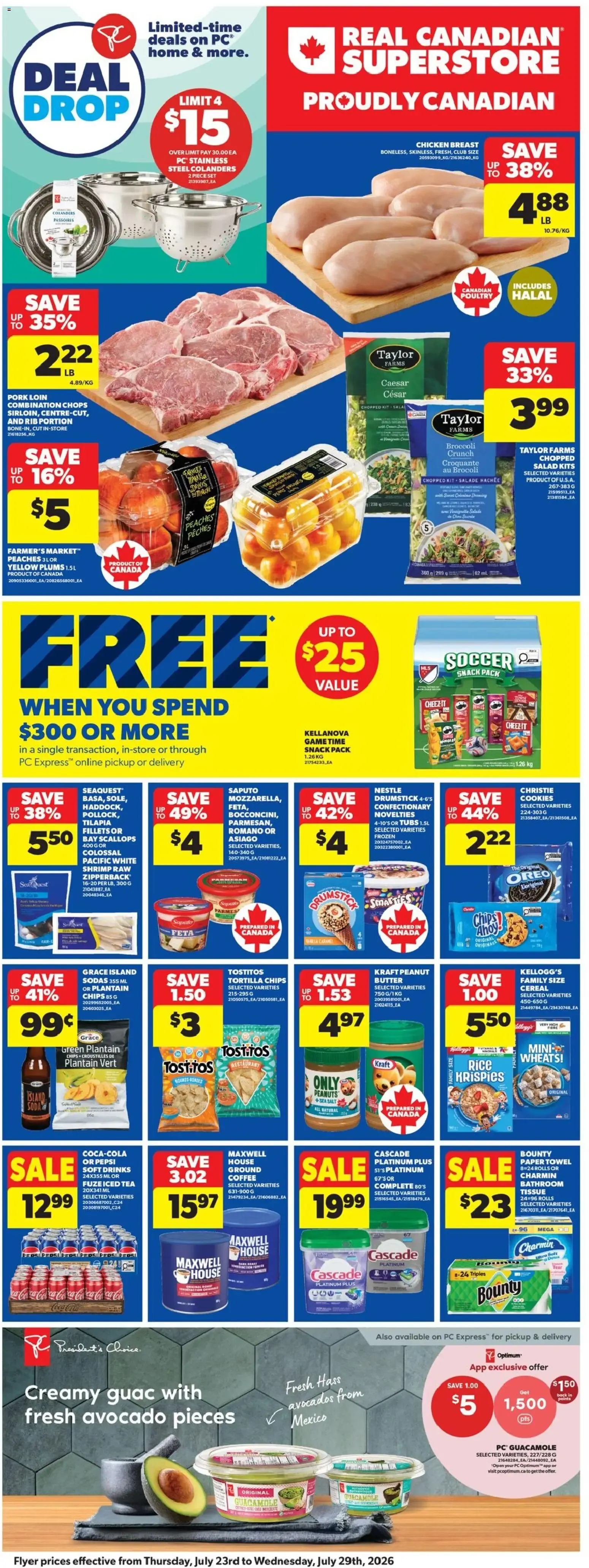 Real Canadian Superstore weekly flyer / circulaire from Jul 23, 2026 > weekly specials & deals from July 23 to July 29 2026 - flyer page 3