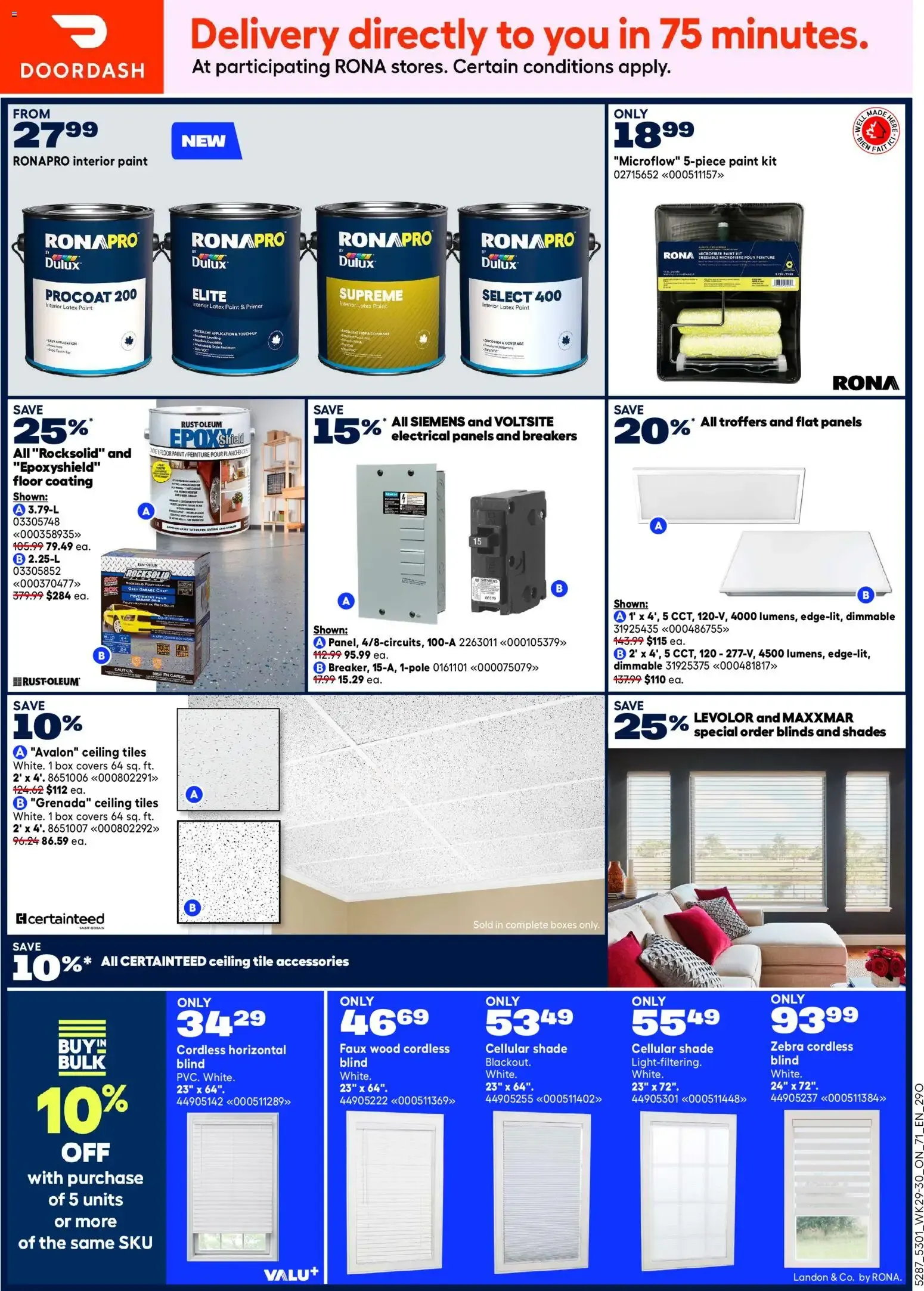 Rona weekly flyer from Aug 13, 2026 > weekly specials & deals from August 13 to August 26 2026 - flyer page 14