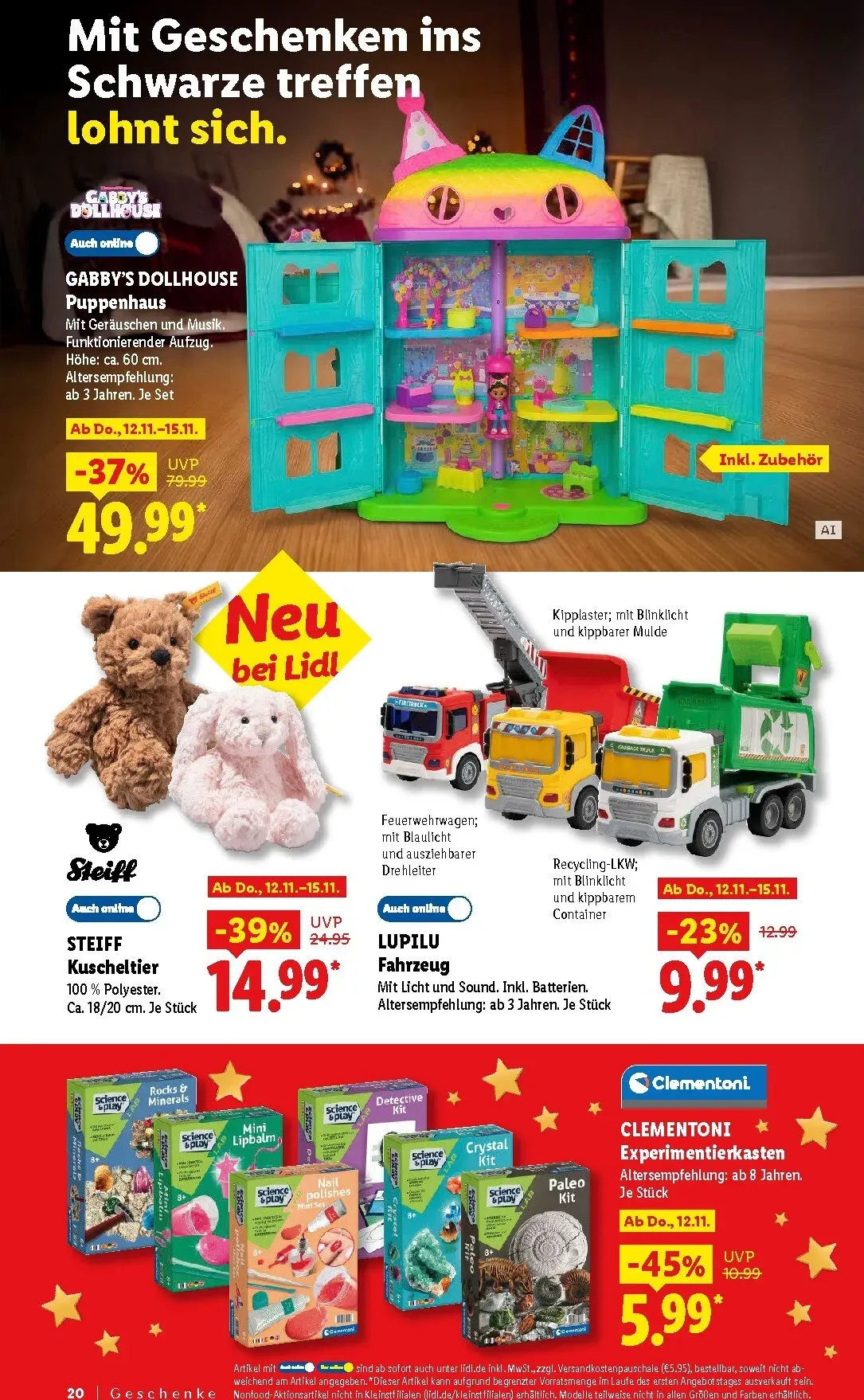 Lidl - Entdecke zahlreiche Geschenkideen Prospekt – von Montag 19.10.2026 bis Donnerstag 24.12.2026 von 26. Oktober bis 24. Dezember 2026 - Prospekt seite 20