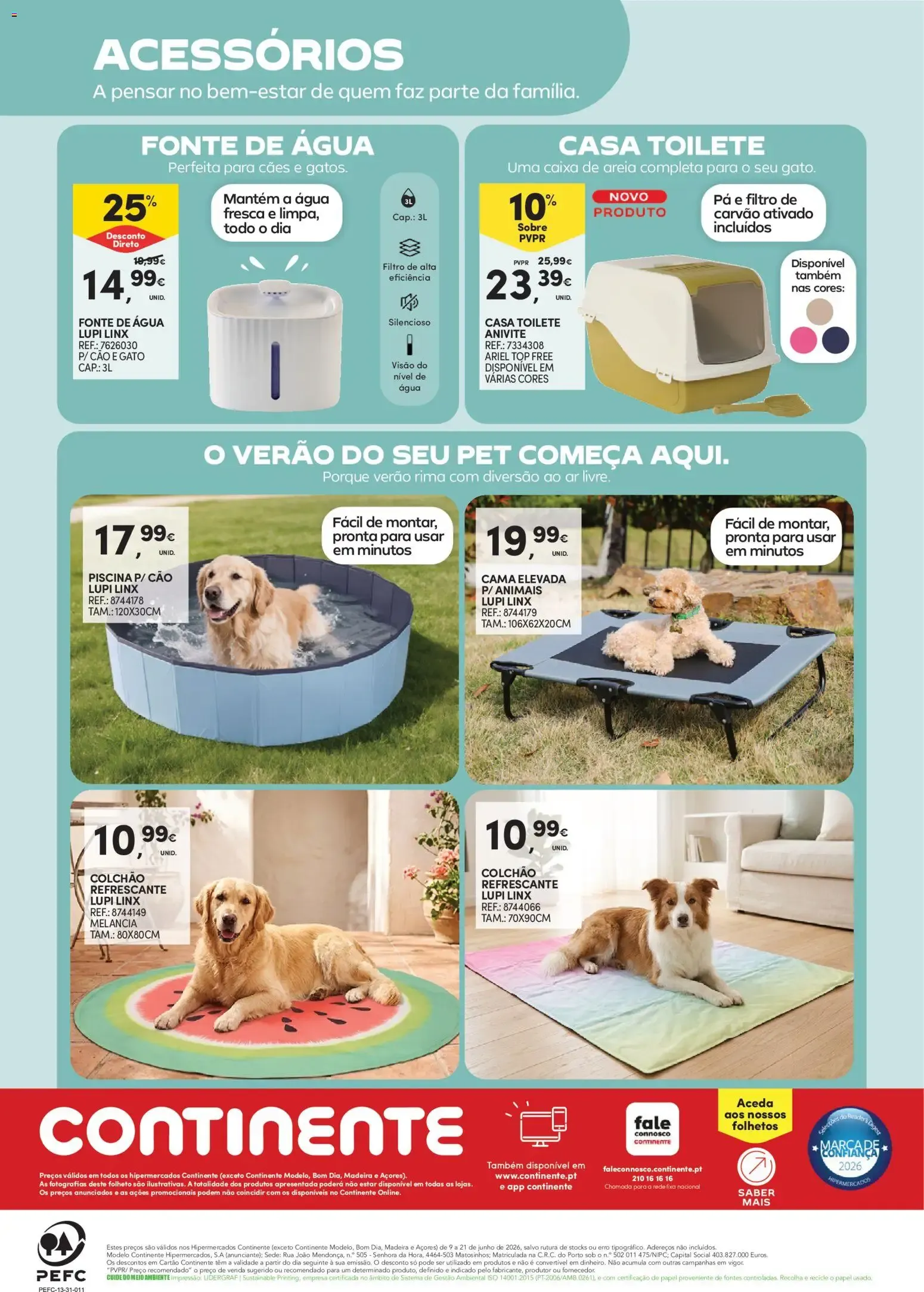 Folheto Continente Animais de Companhia » de 09/06/2026 - 21/06/2026 de 9 de junho até 21 de junho 2026 - Pagina 12