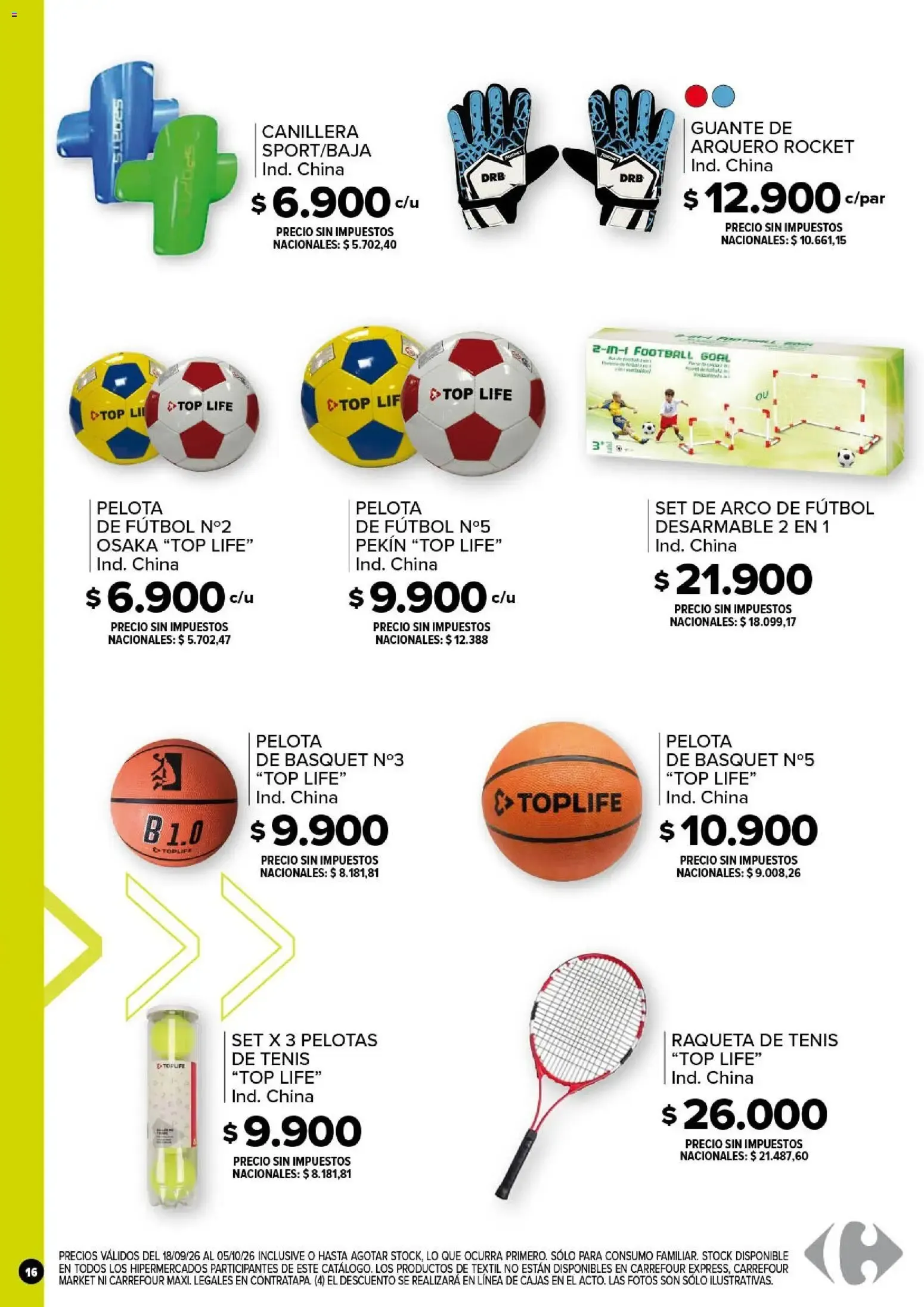 Ofertas de Carrefour - Tiempo Libre || del 18/09/2026 - 05/10/2026 || Promociones 18 de septiembre al 5 de octubre 2026 - Página 16 del catálogo