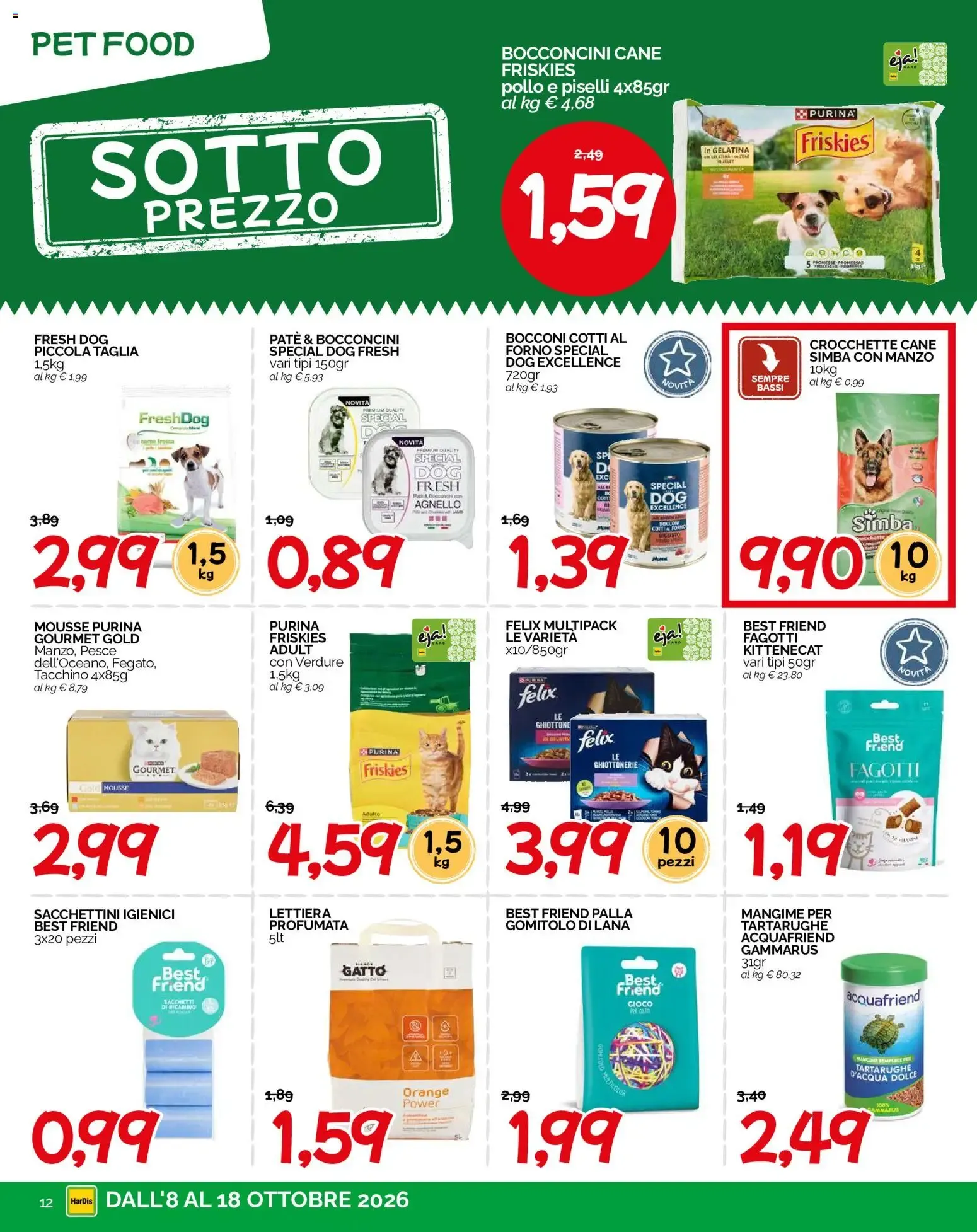 HarDis volantino dal 08/10/2026 - online Offerte da 8 ottobre a 18 ottobre di 2026 - Pagina del volantino 12