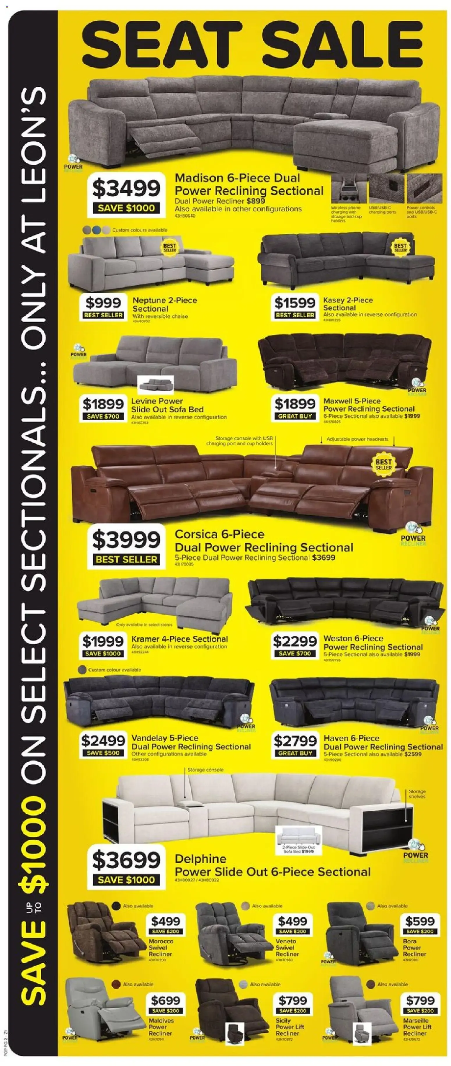Leon's - 100 Super Sofa Sale & Appliance Deals from October 15 to November 4 2026 - flyer page 6