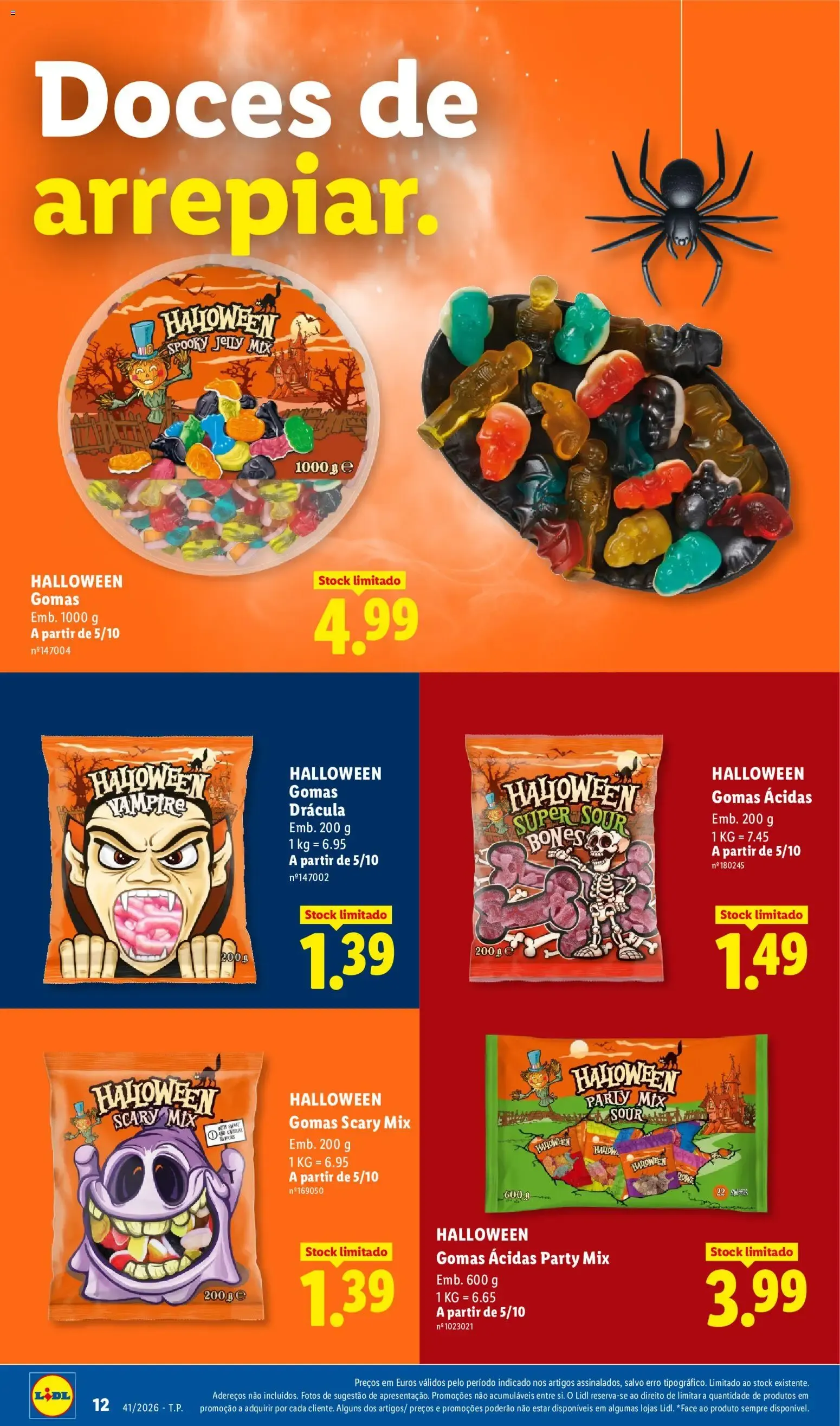 Folheto Lidl Folheto Especial Halloween » de 05/10/2026 - 01/11/2026 de 5 de outubro até 1 de novembro 2026 - Pagina 12