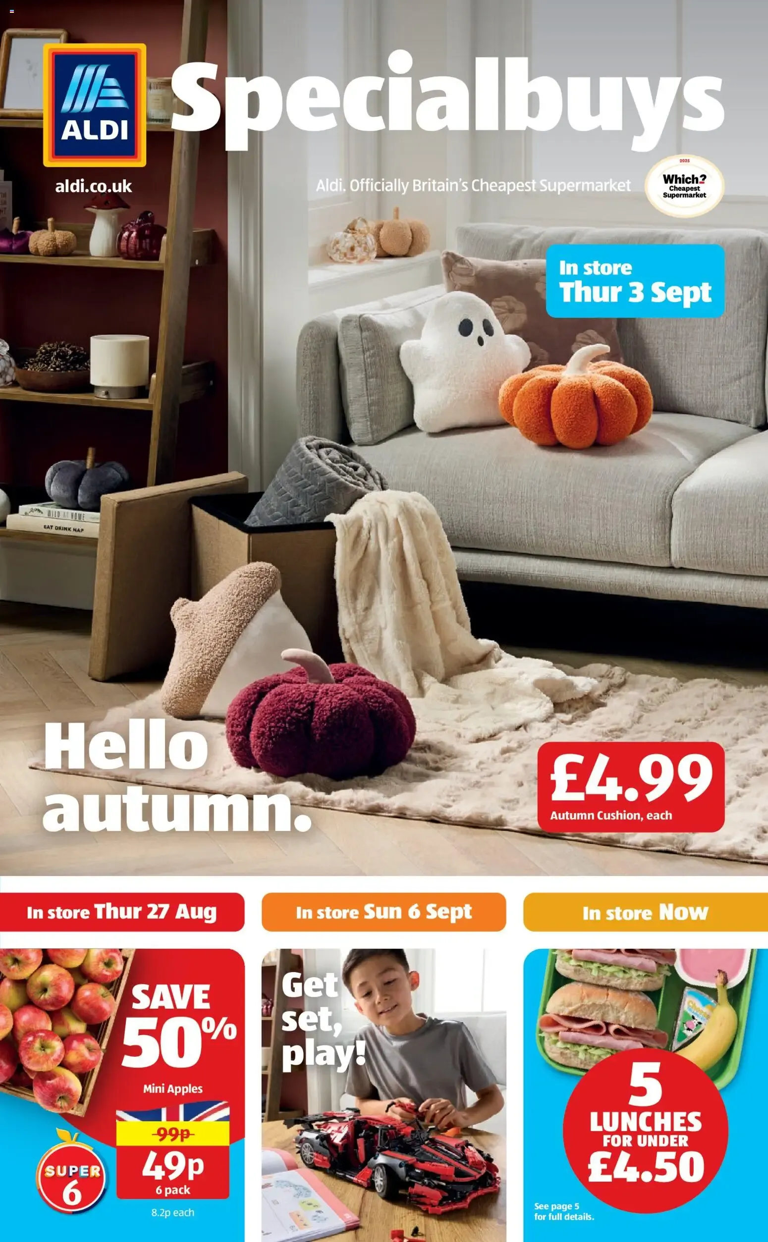 Aldi Specialbuys - Hello autumn from 3 September to 9 September 2026 - Catalogue Page 1
