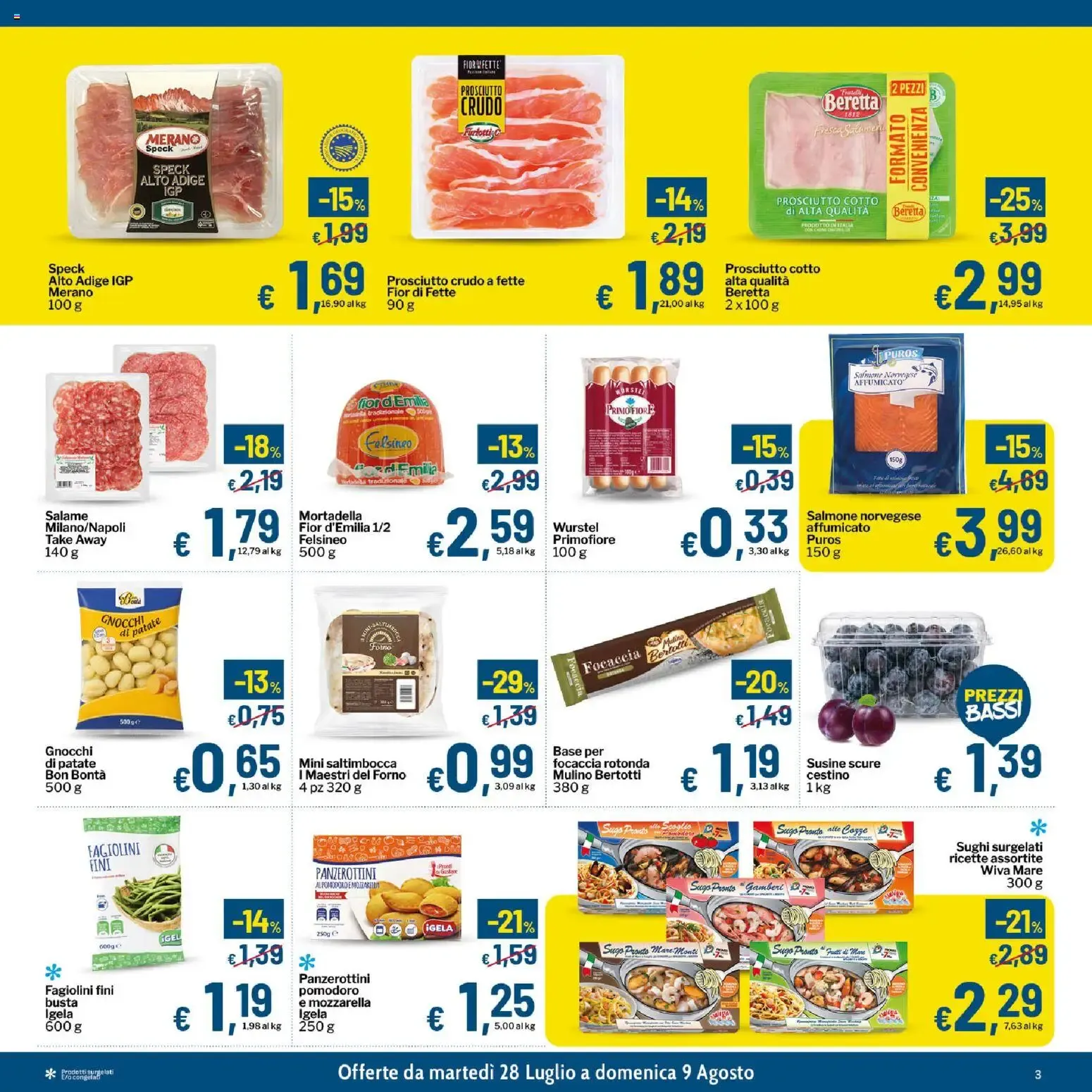 Qui Discount volantino dal 28/07/2026 - online Offerte da 28 luglio a 9 agosto di 2026 - Pagina del volantino 3