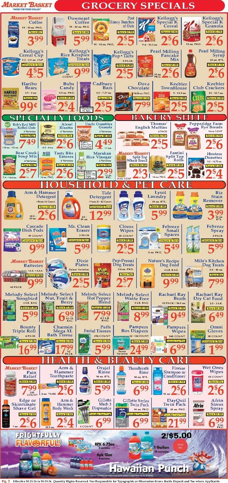 Weekly ad Current Market Basket leaflet valid from Sunday 10/25/2026 to Saturday 10/31/2026 from October 25 to October 31 2026 - Page 7