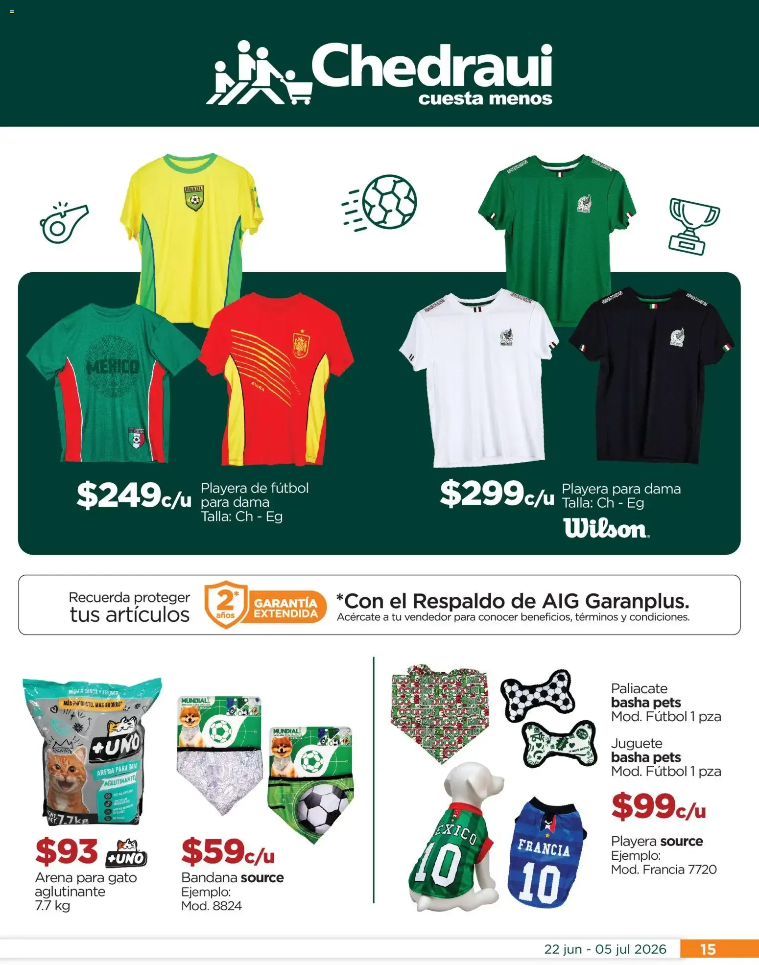 Catálogo de Chedraui folleto Llegan los porti ofertones (22/06/2026 - 05/07/2026) - catálogo en línea 22 de junio al 5 de julio 2026 - Pagina 15