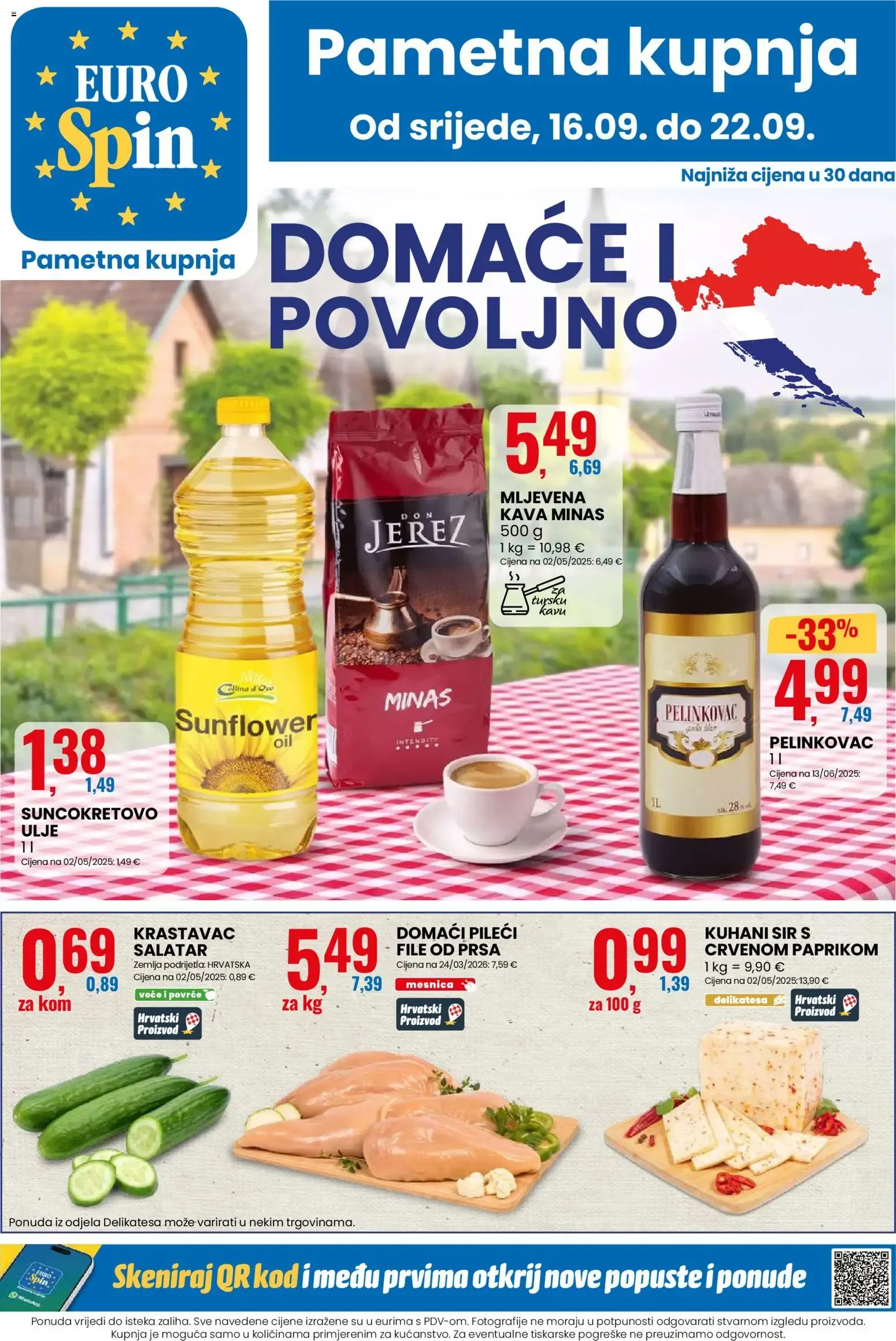 Katalog Pametna kupnja DOMAĆE I POVOLJNO od 16. rujna do 22. rujna 2026. - Pregled Stranica 1