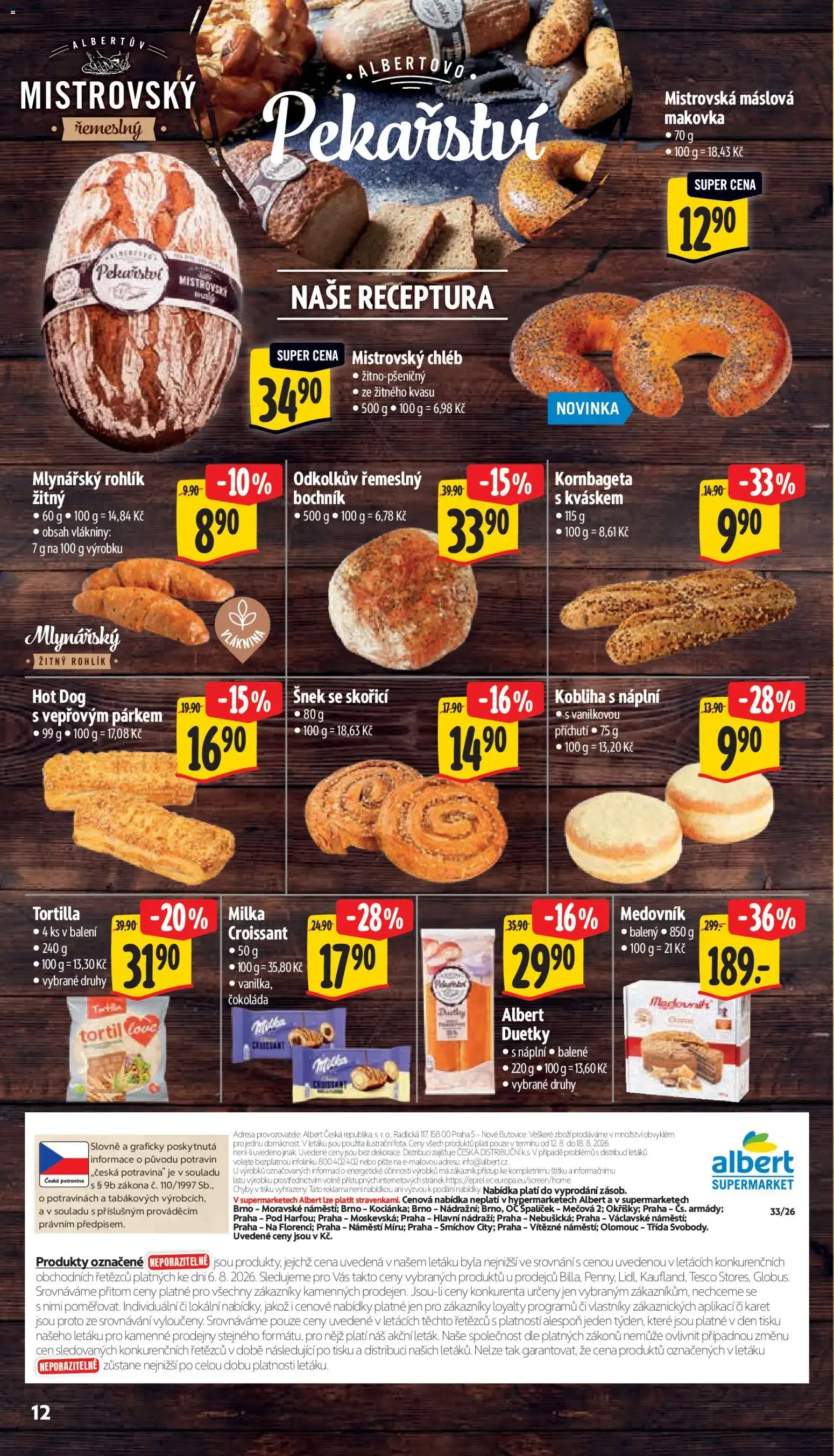 Albert Supermarket: Ofertas del 12 al 18 de agosto de 2026 - 12. srpna 18. srpna 2026 - Page 20