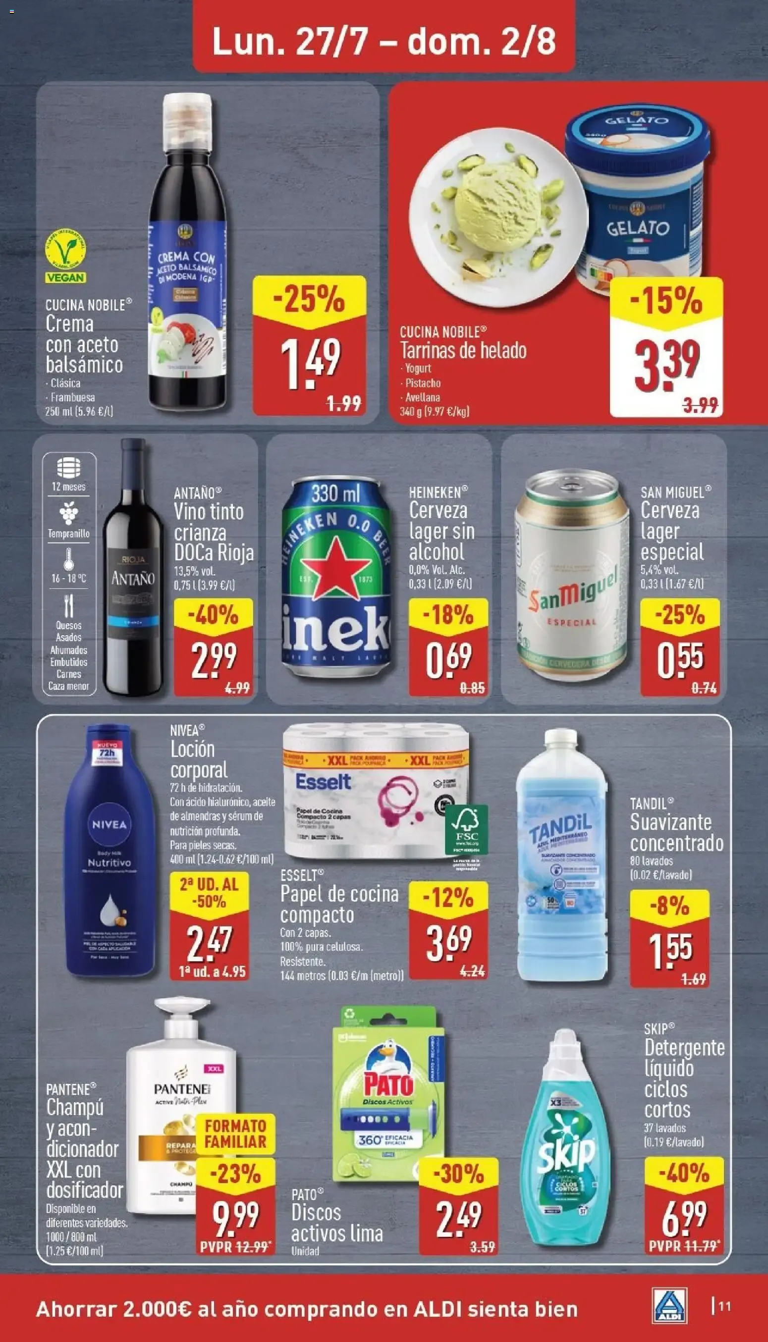 Catálogo de Aldi: Frescura a precios para tirarse a la piscina 27 de julio al 2 de agosto 2026 - Página 11