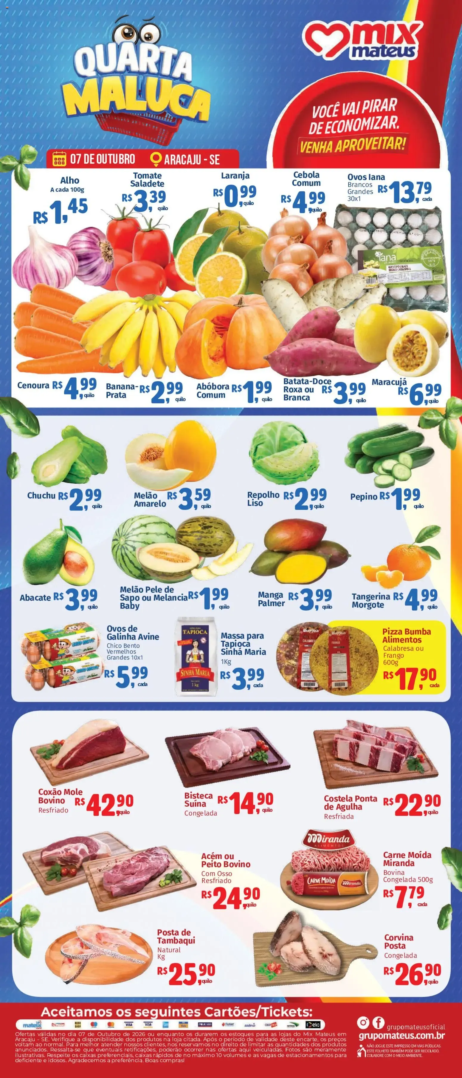 Encarte de Mateus ofertas Quarta Maluca de 07/10/2026 | Promoções Online 7 de outubro até 7 de outubro 2026 - Pagina 1