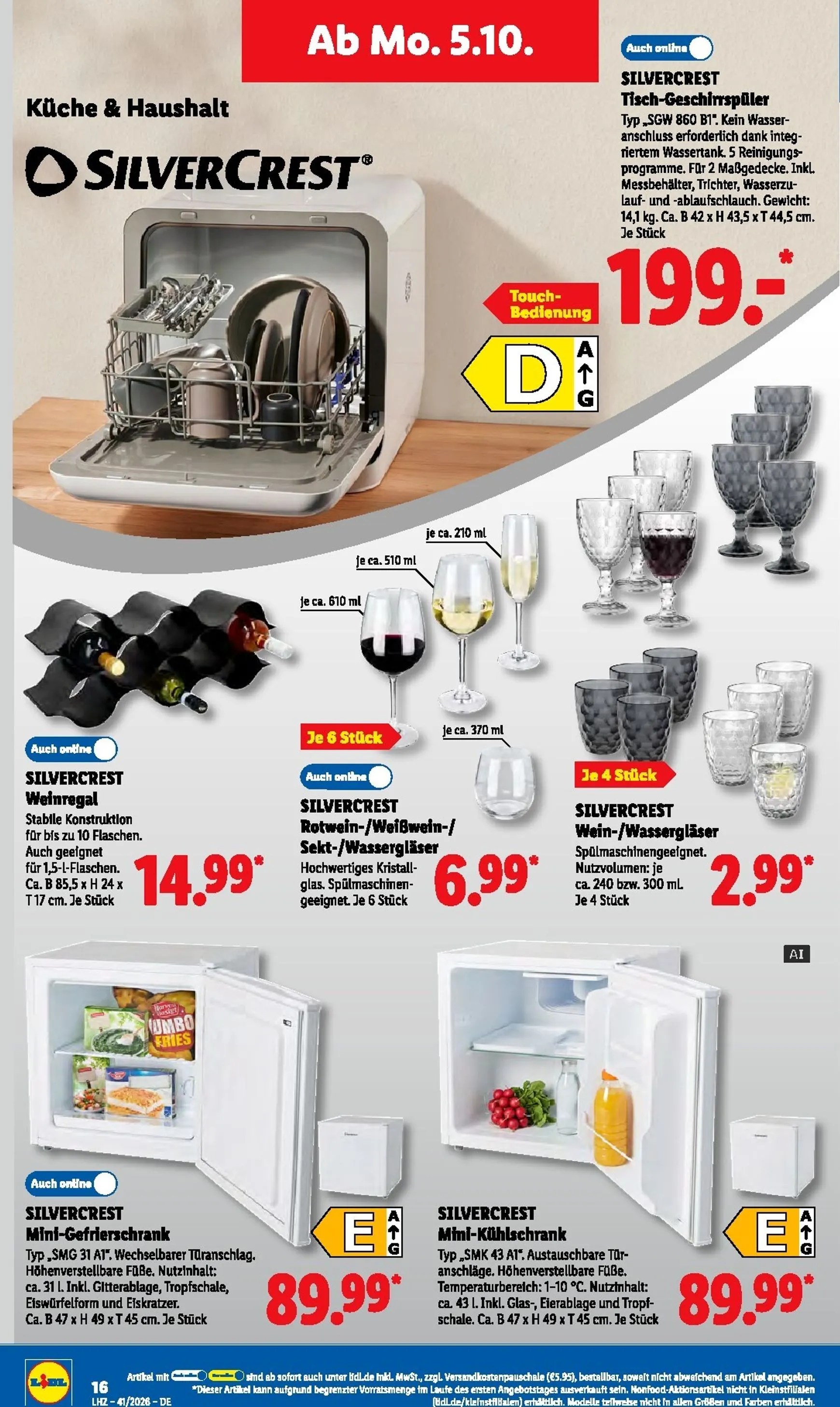 Lidl Prospekt nächste Woche – von Montag 05.10.2026 bis Samstag 10.10.2026 von 5. Oktober bis 10. Oktober 2026 - Prospekt seite 33