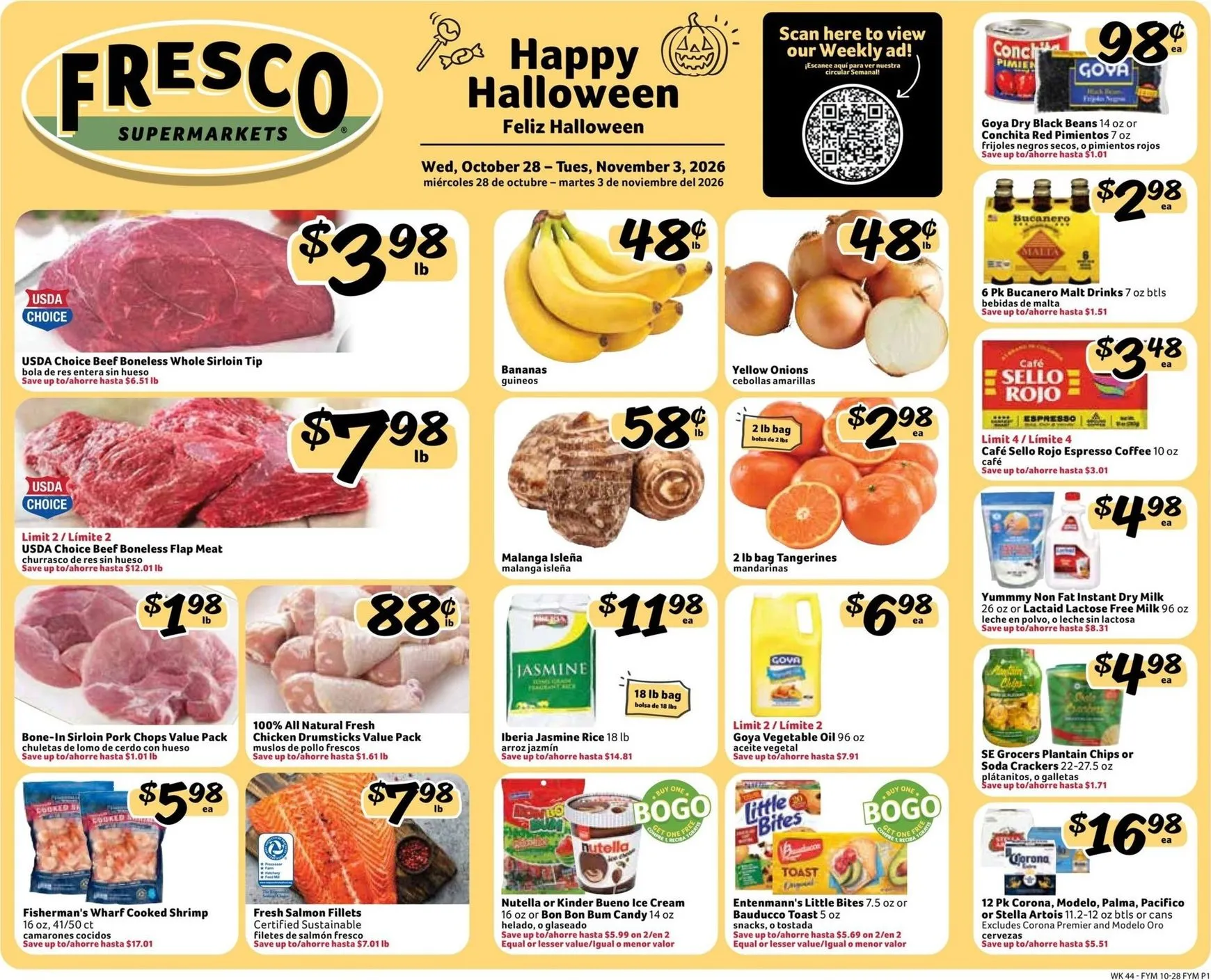 Fresco Supermarkets - Happy Halloween