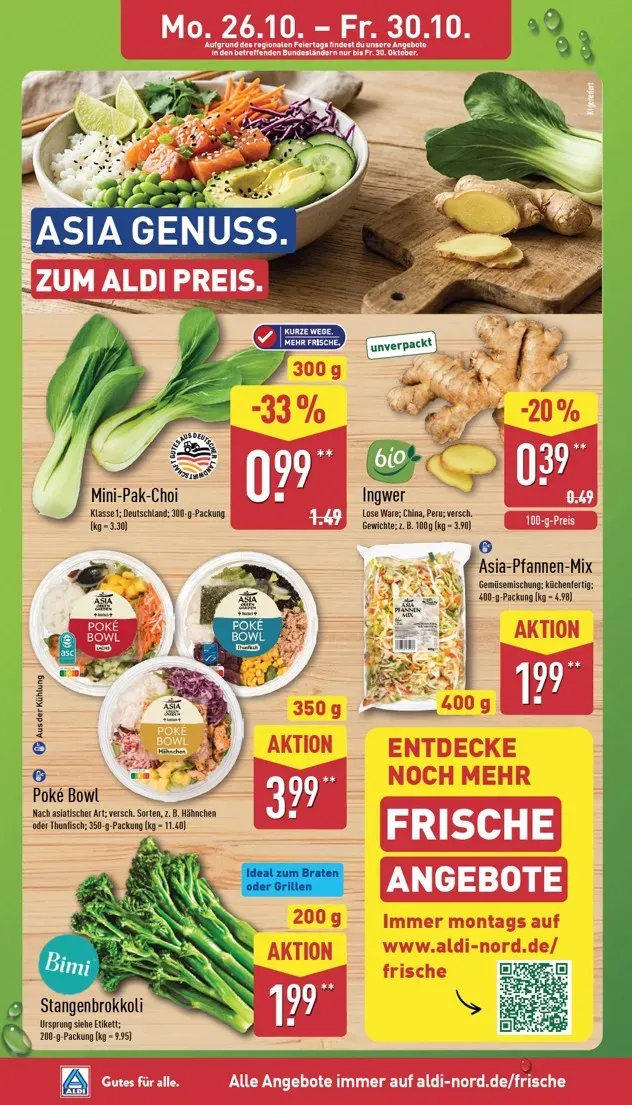 ALDI NORD Prospekt nächste Woche – von Montag 26.10.2026 bis Freitag 30.10.2026 von 26. Oktober bis 30. Oktober 2026 - Prospekt seite 2