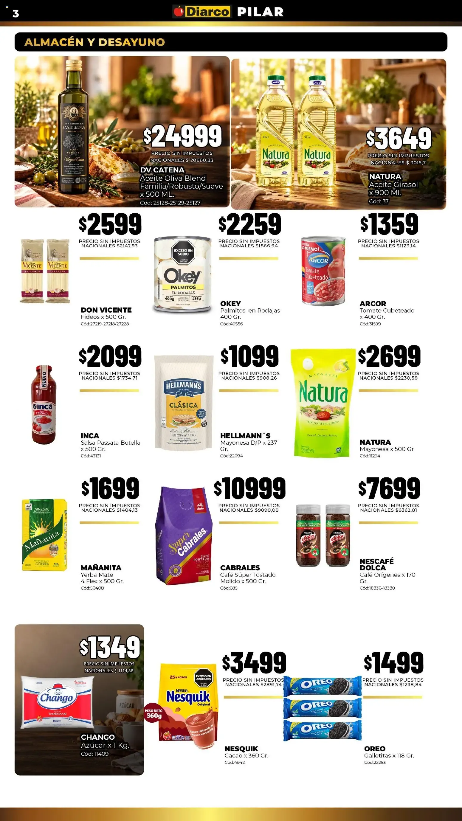 Ofertas de Diarco Pilar: Totalmente Renovado 26 de octubre al 1 de noviembre 2026 - Página 3 del catálogo
