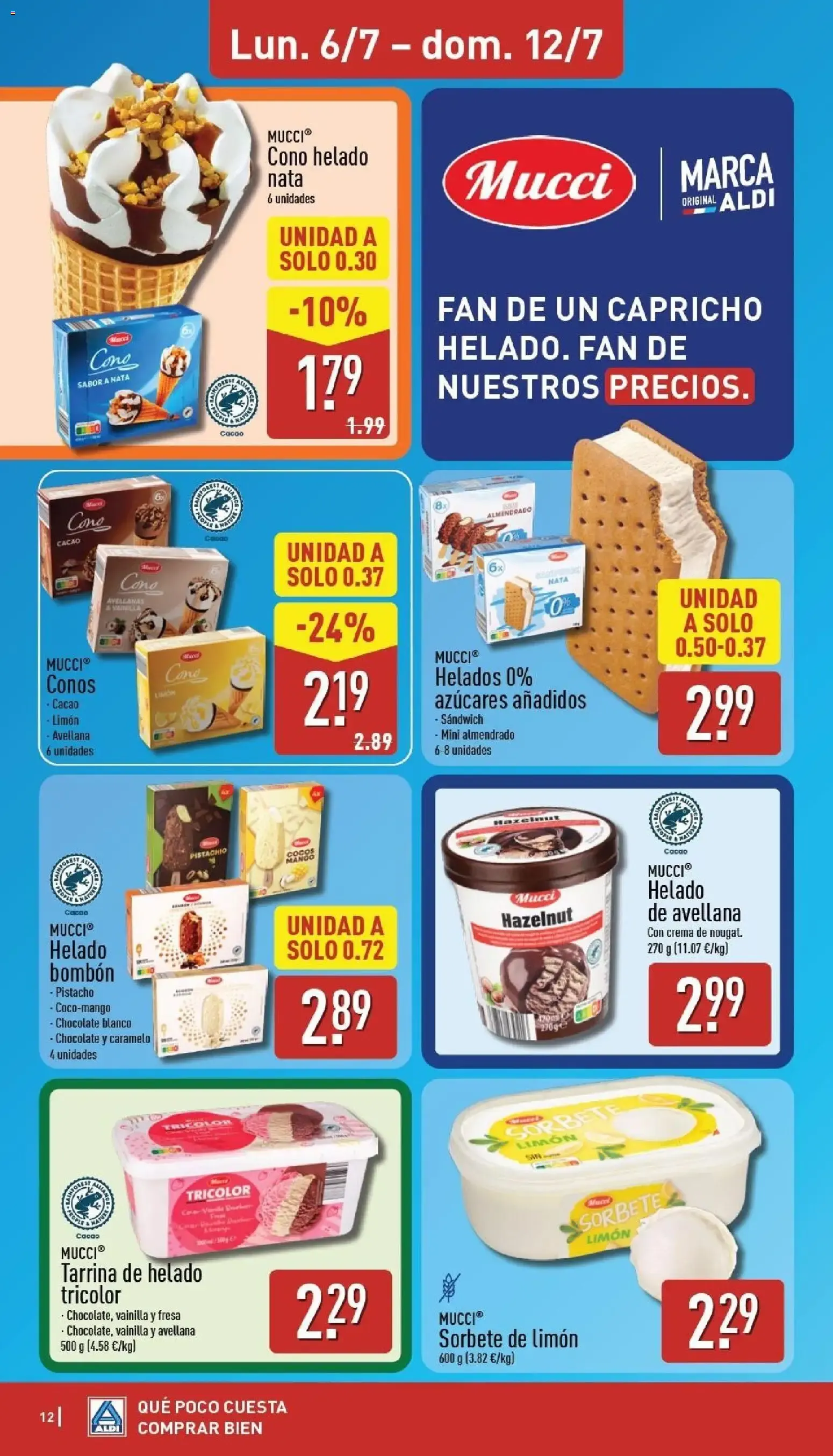 Catálogo de Aldi: Un Baño de Frescura al Mejor Precio 6 de julio al 12 de julio 2026 - Página 12
