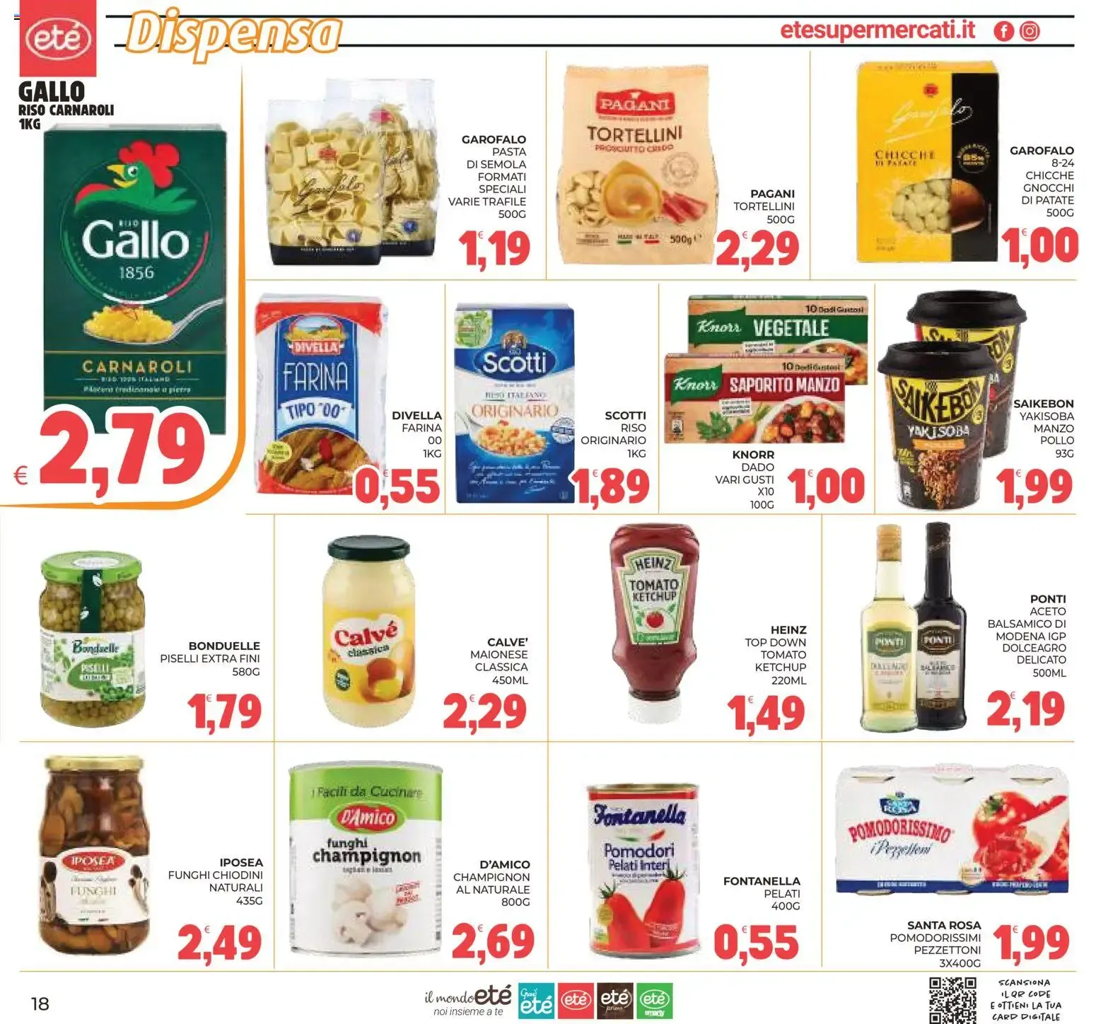 Eté volantino dal 23/10/2026 - online Offerte da 23 ottobre a 2 novembre di 2026 - Pagina del volantino 18