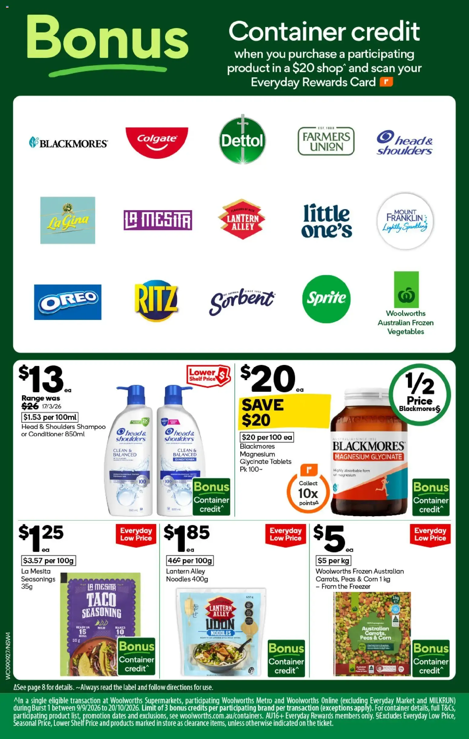 Woolworths The fresh food people - Catalogue valid from 9 September to 15 September 2026 - page 4