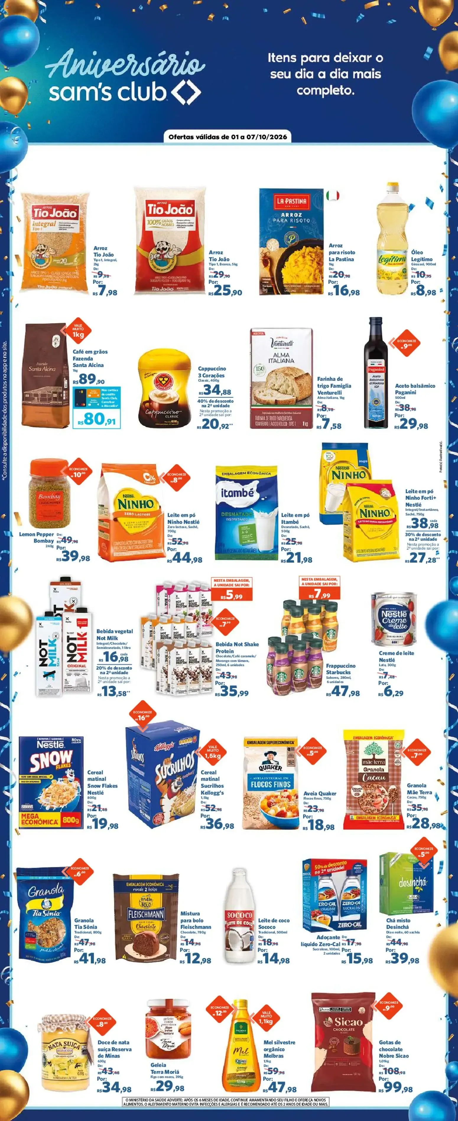 Encarte de Sam's Club - Ofertas da semana de 01/10/2026 | Promoções Online 1 de outubro até 7 de outubro 2026 - Pagina 4
