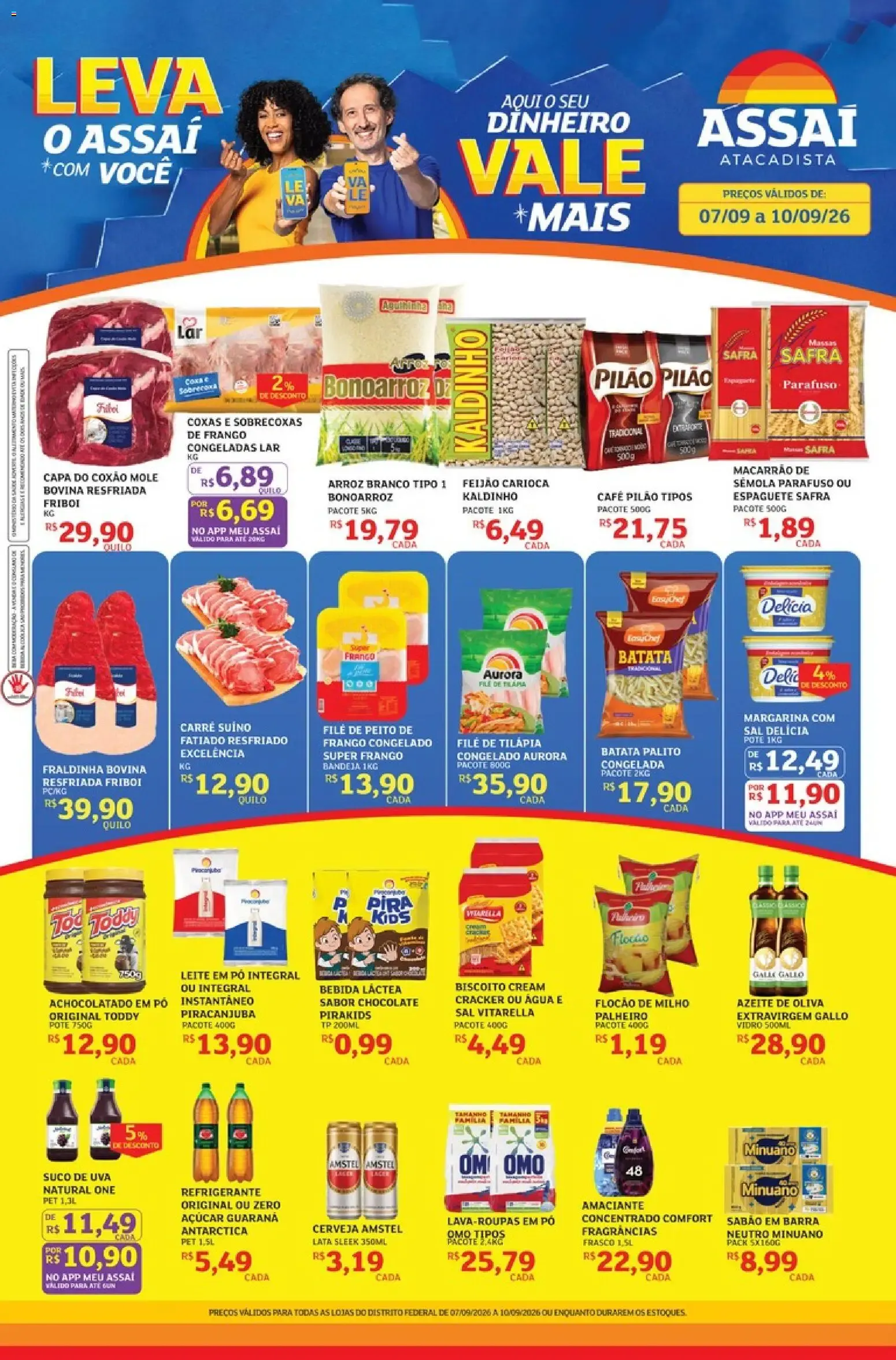 Encarte de Assaí Atacadista ofertas - DF de 07/09/2026 | Promoções Online 7 de setembro até 10 de setembro 2026 - Pagina 1