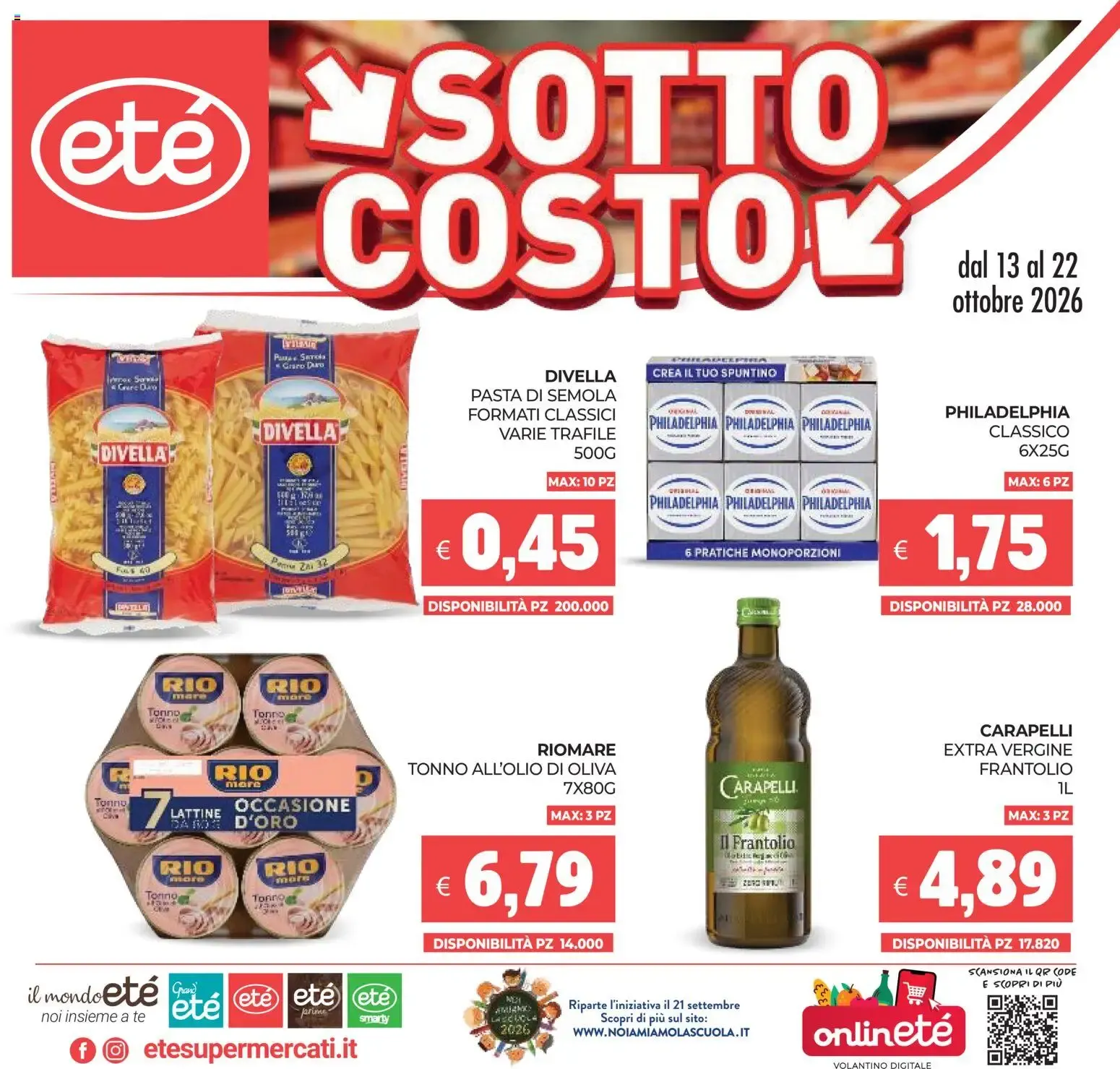 Eté volantino dal 13/10/2026 - online Offerte da 13 ottobre a 22 ottobre di 2026 - Pagina del volantino 1