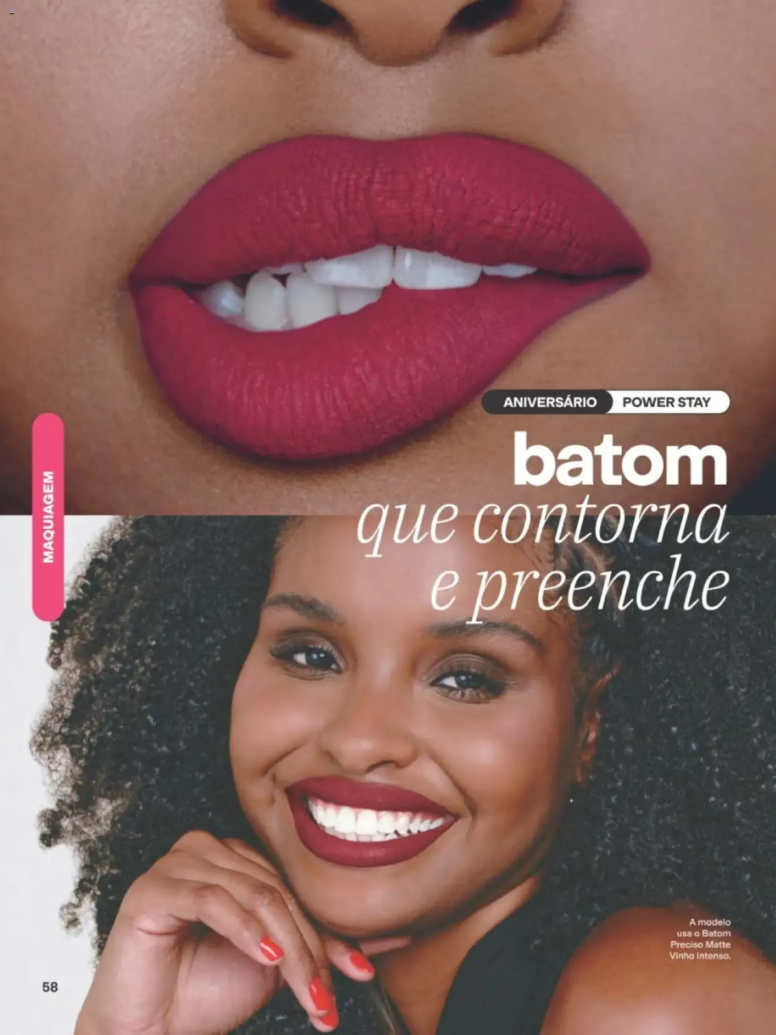 Encarte de Revista Avon folheto - Campanha 11 de 29/06/2026 | Promoção Online 29 de junho até 20 de julho 2026 - Pagina 58