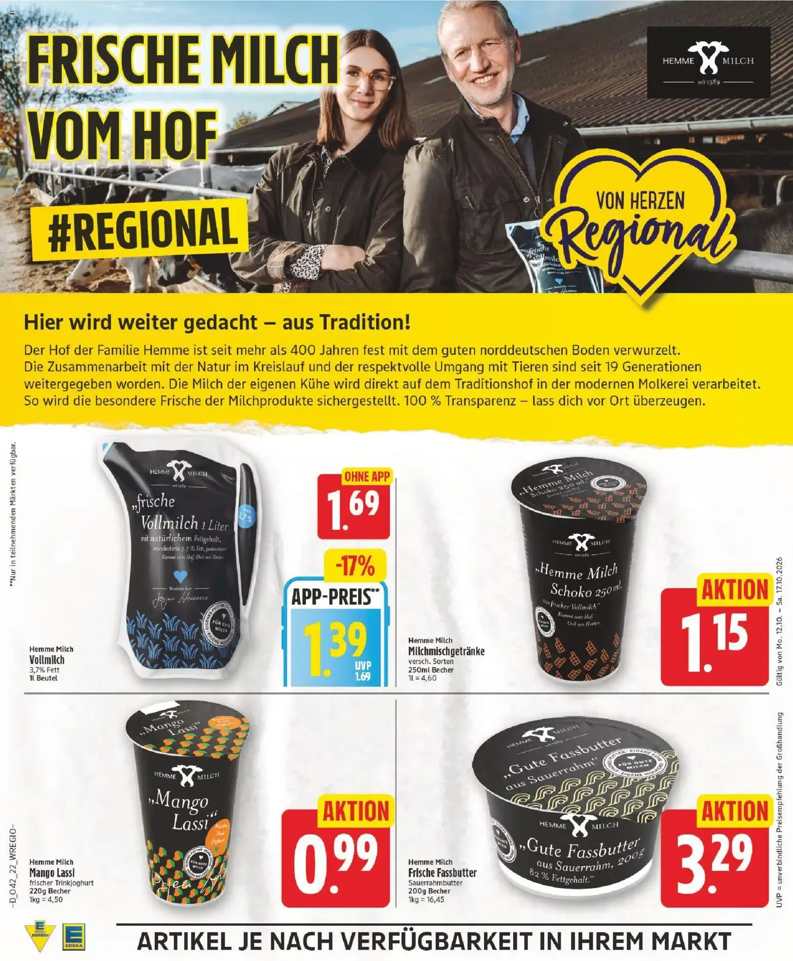Jetzt wieder da! Kleben & Sparen von 12. Oktober bis 17. Oktober 2026 - Prospekt seite 22