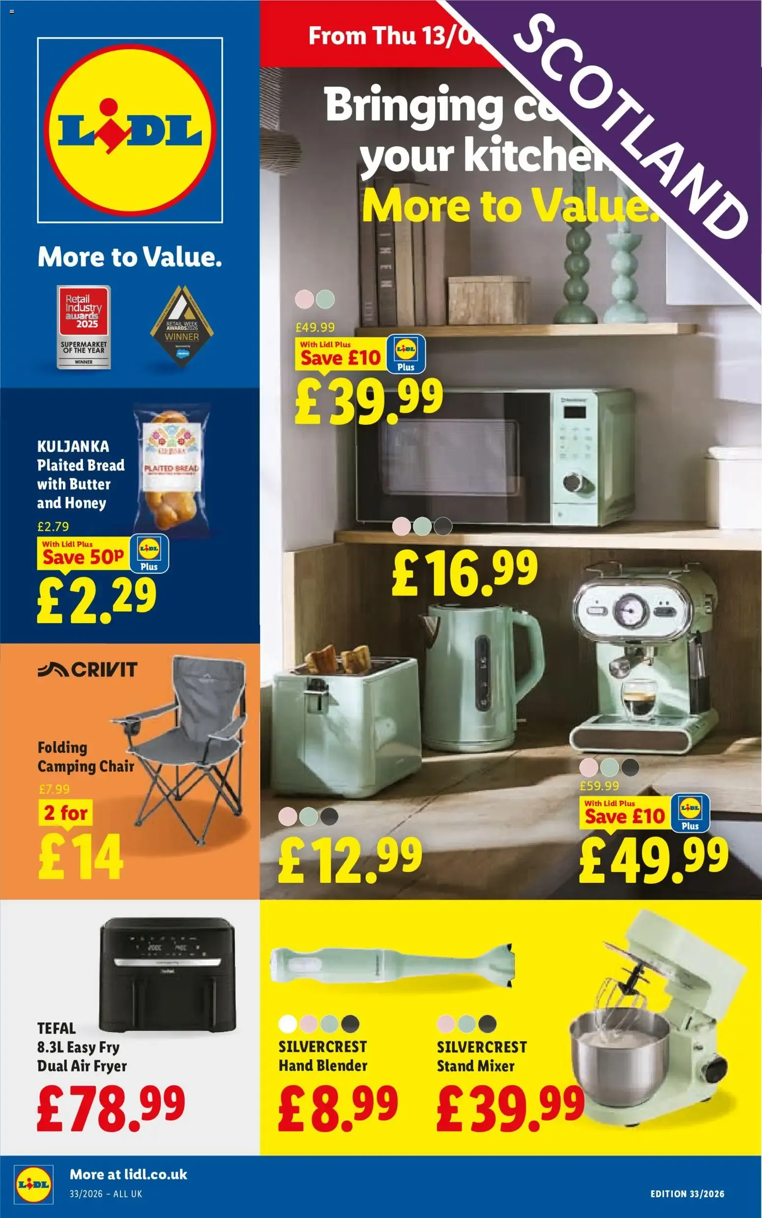 Weekly offers Lidl Scotland (13/08/2026 - 19/08/2026) - Offers Online from 13 August to 19 August 2026 - Catalogue Page 1
