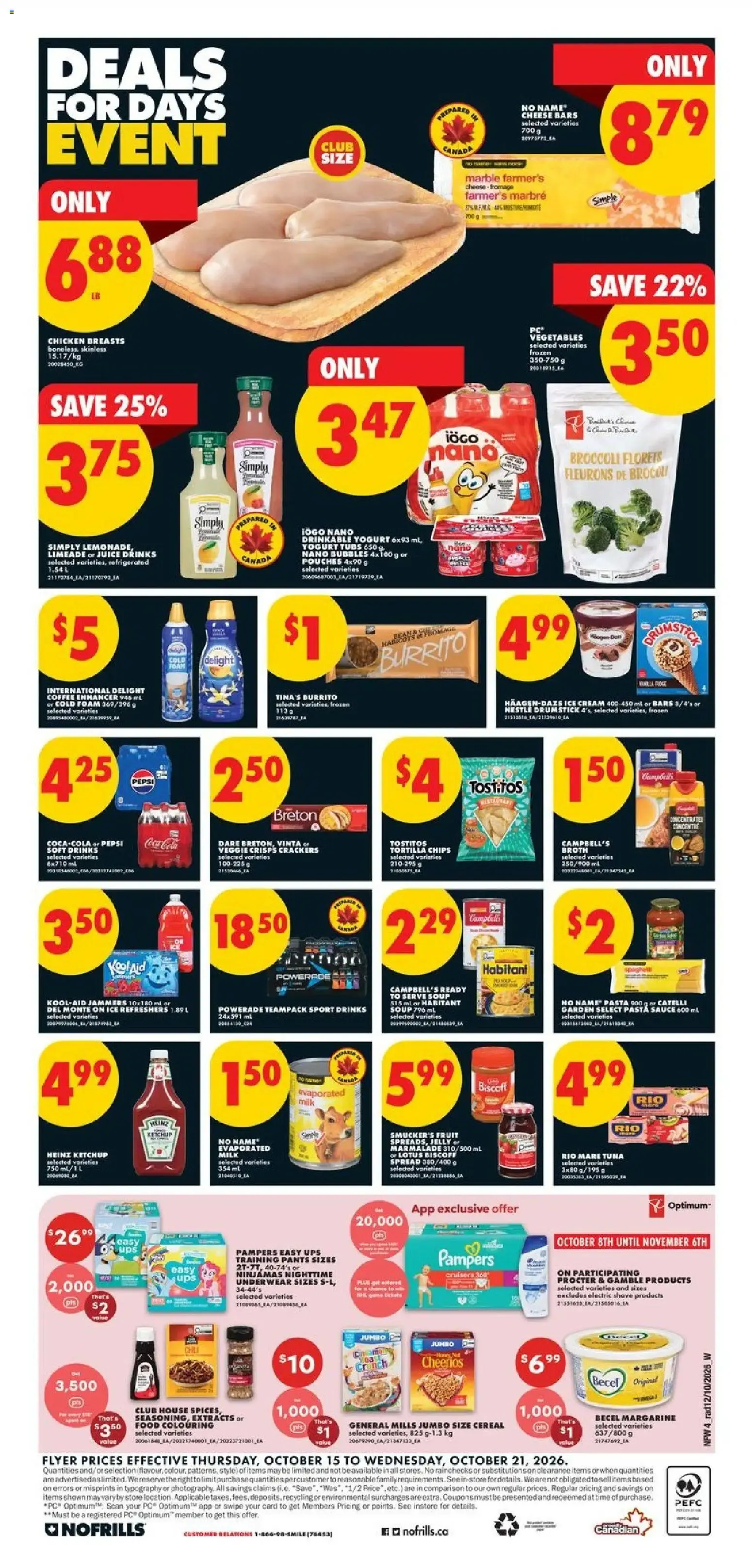 No Frills weekly flyer - AB from Oct 15, 2026 > weekly specials & deals from October 15 to October 21 2026 - flyer page 4