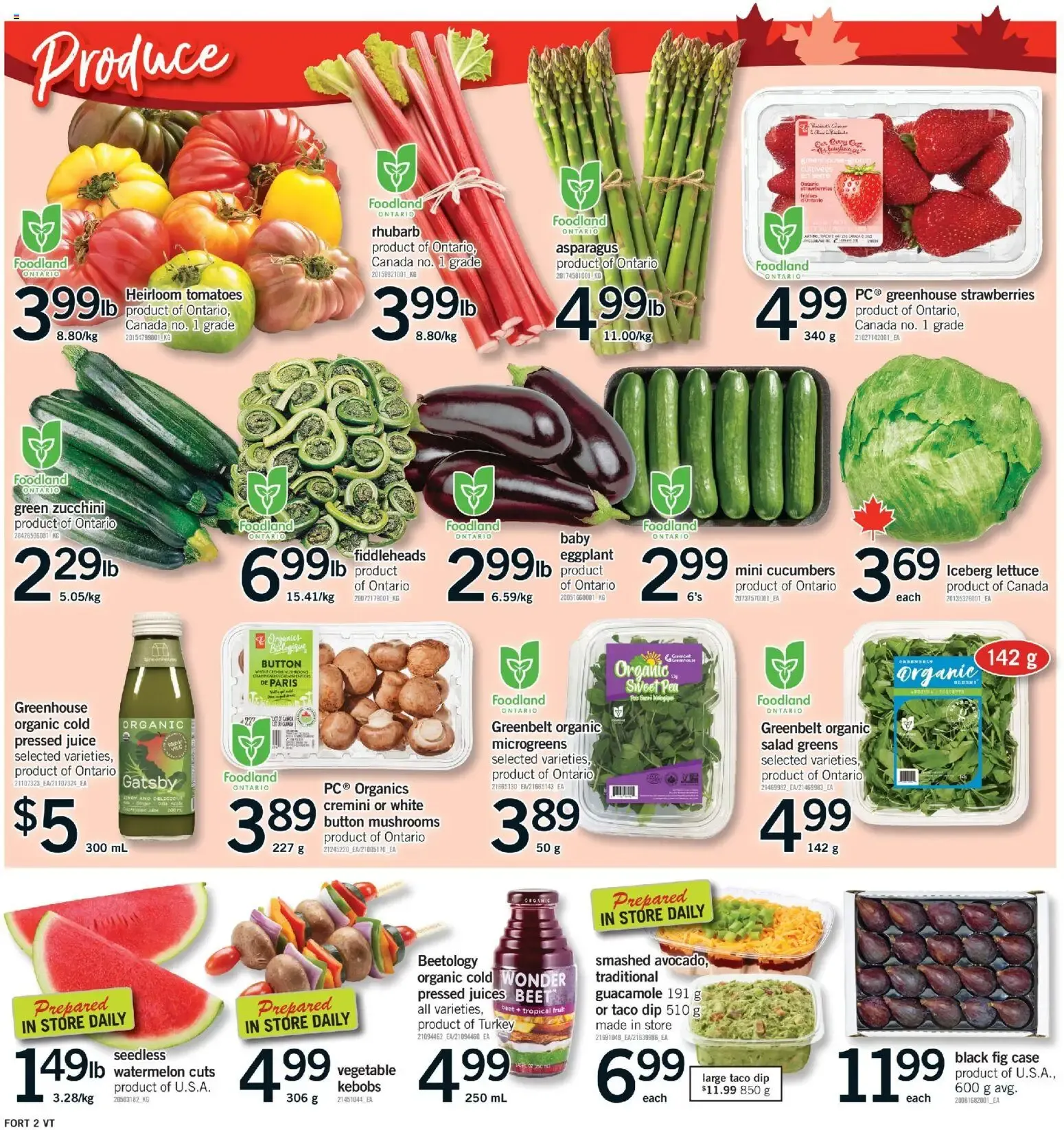 Fortinos weekly flyer / circulaire from Jun 25, 2026 > weekly specials & deals from July 1 to June 30 2026 - flyer page 3