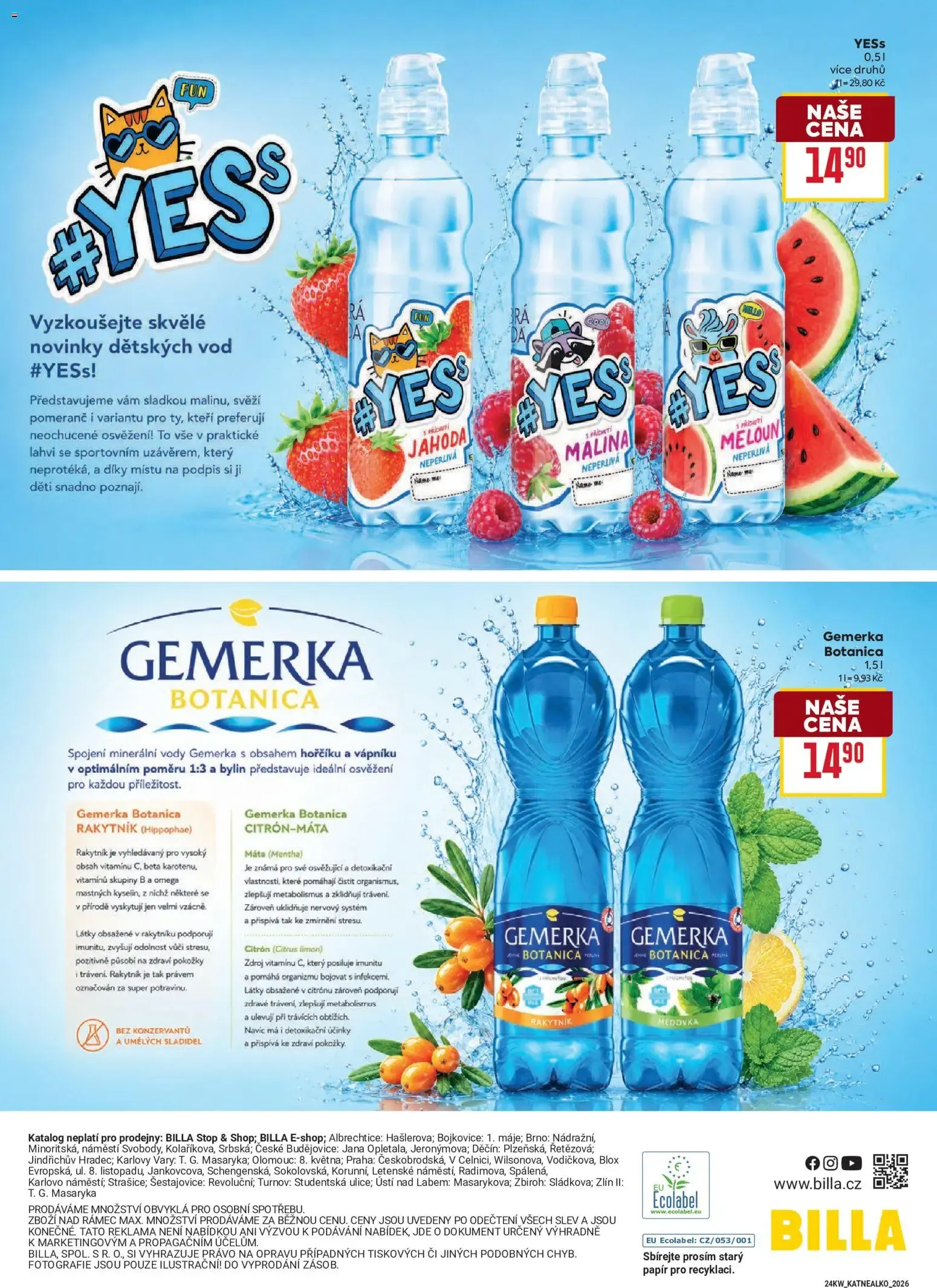 BILLA - LÉTO PLNÉ OSVĚŽUJÍCÍCH DRINKŮ - 10. června 30. června 2026 - Page 6