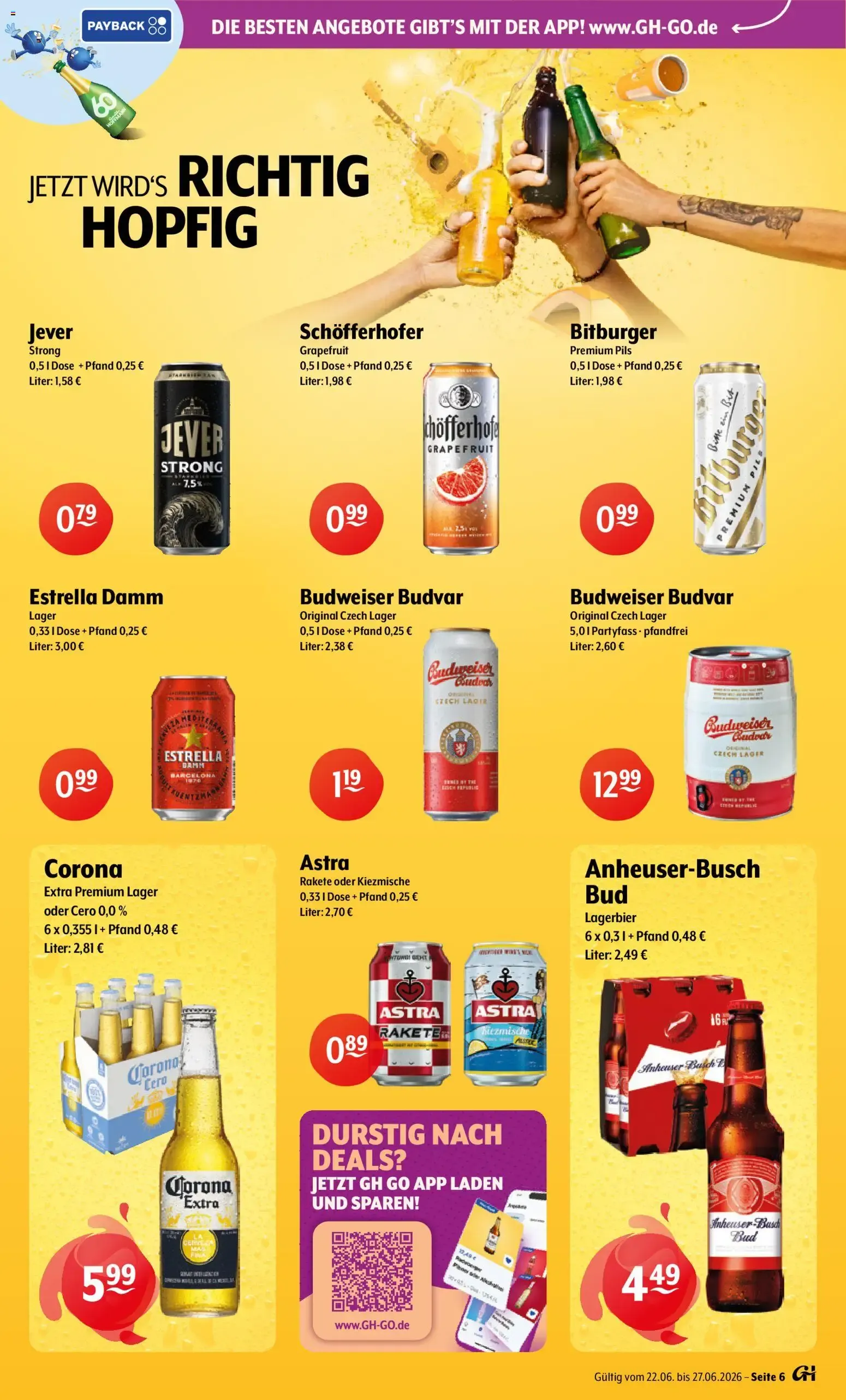Getränke Hoffmann - Jubiläumsdeals von 22. Juni bis 27. Juni 2026 - Prospekt seite 6