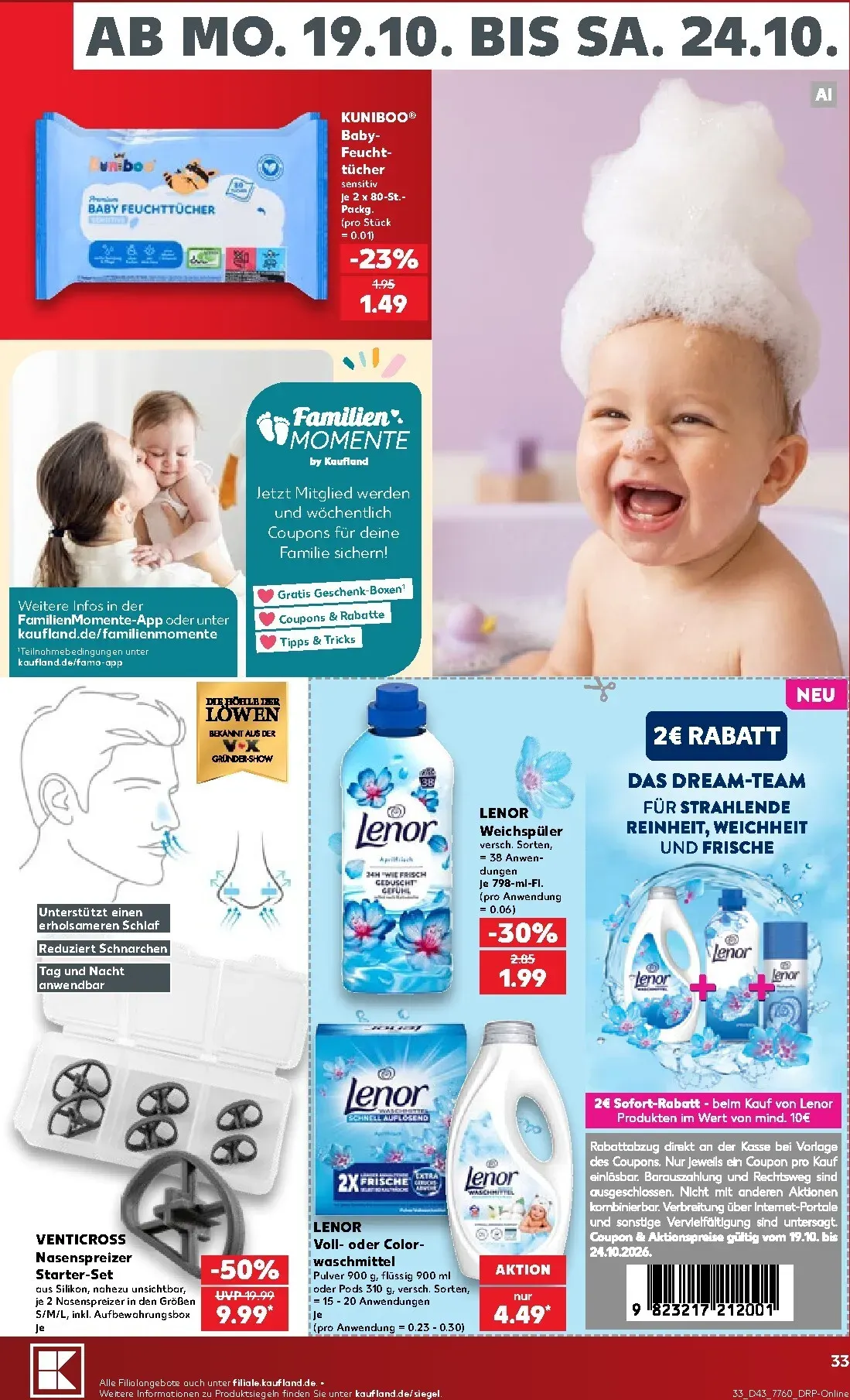 Kaufland Prospekt nächste Woche – von Montag 19.10.2026 bis Samstag 24.10.2026 von 19. Oktober bis 24. Oktober 2026 - Prospekt seite 34