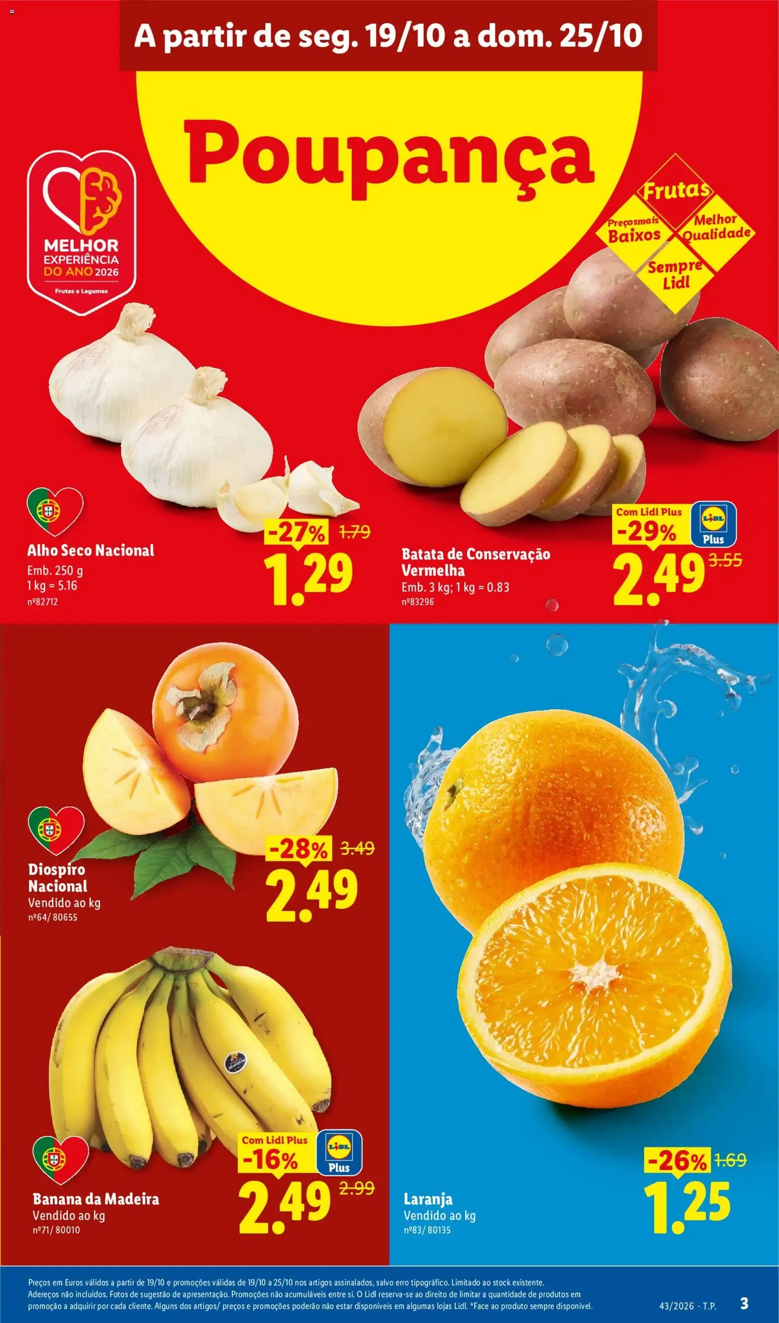 Folheto Lidl Folheto Poupança de 19 de outubro até 25 de outubro 2026 - Pagina 3