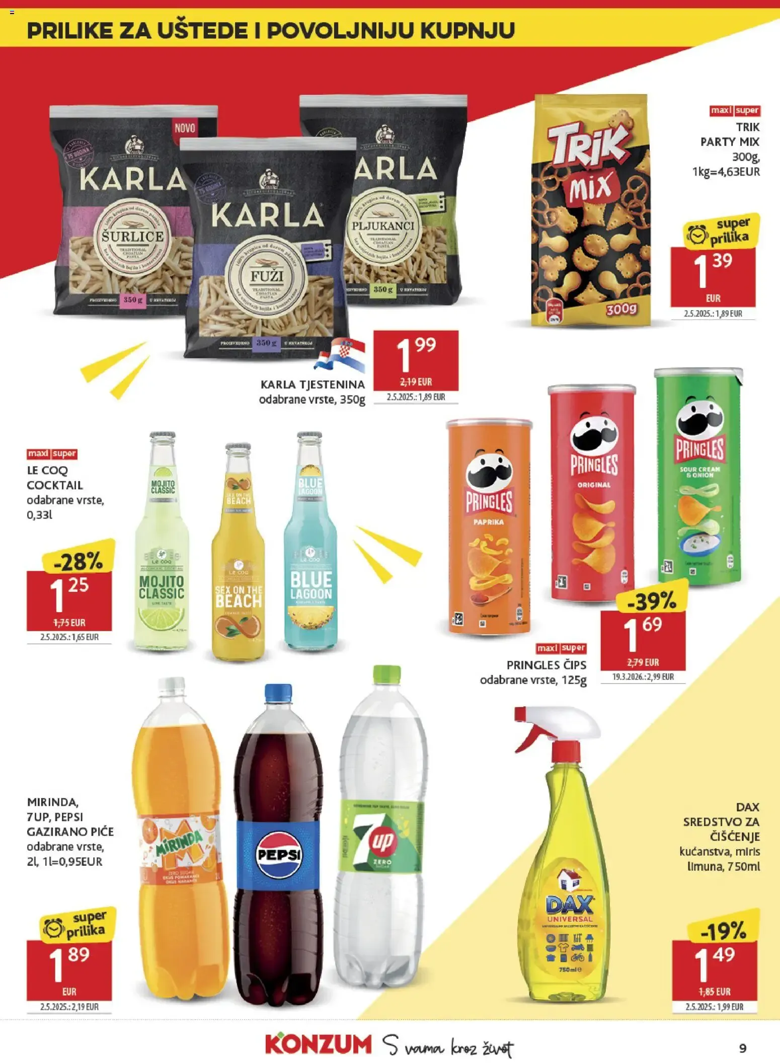 Katalog Konzum Katalog novi od 23.09.2026 na listanje > letak digitalni od 23. rujna do 29. rujna 2026. - Pregled Stranica 9
