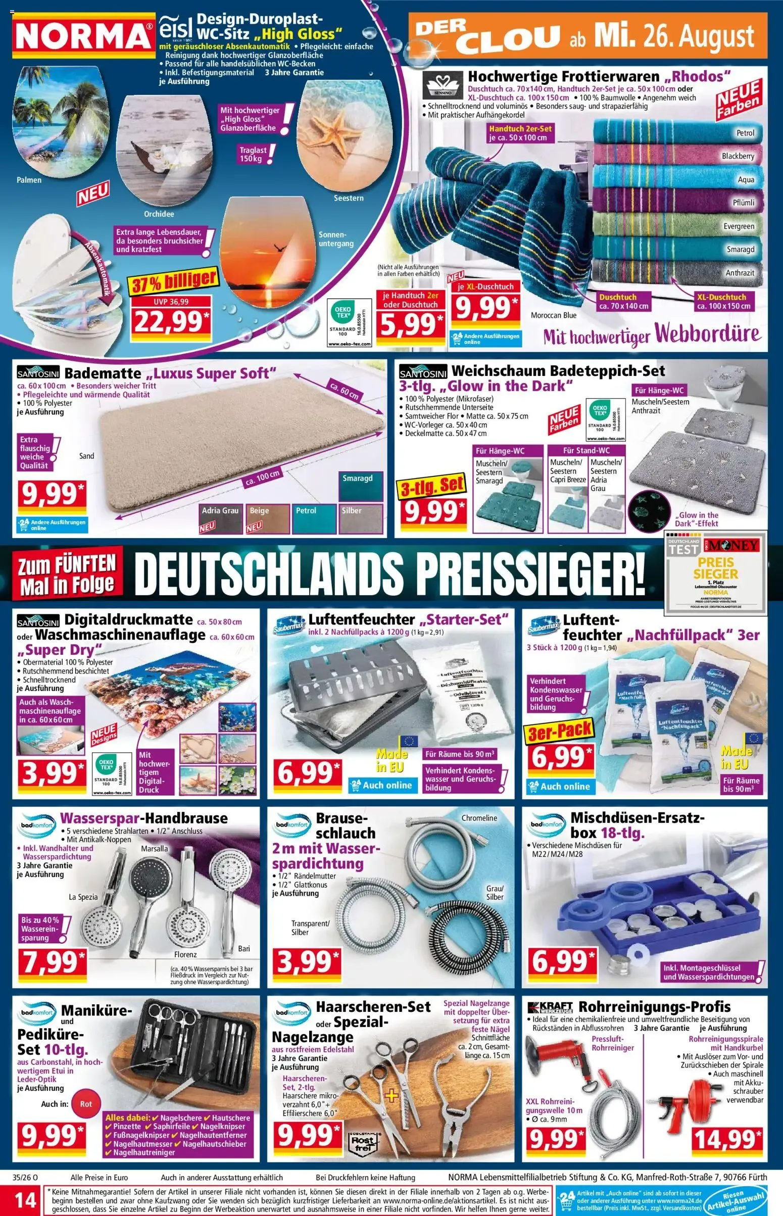 Norma Prospekt (ab 24.08.2026) zum blättern » Angebote von 24. August bis 29. August 2026 - Prospekt seite 14