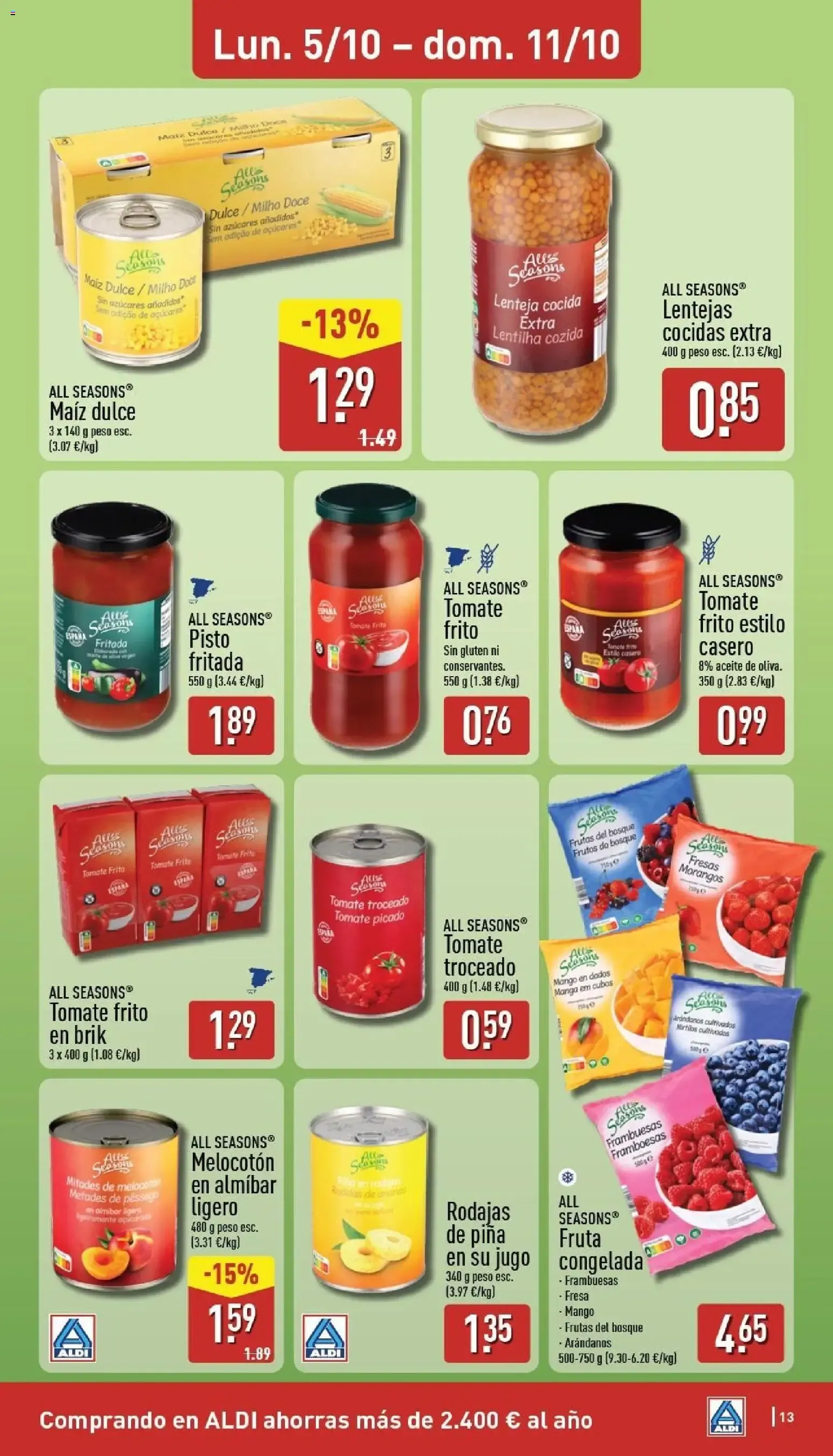Catálogo de Aldi Ofertas Semanales 5 de octubre al 11 de octubre 2026 - Página 13