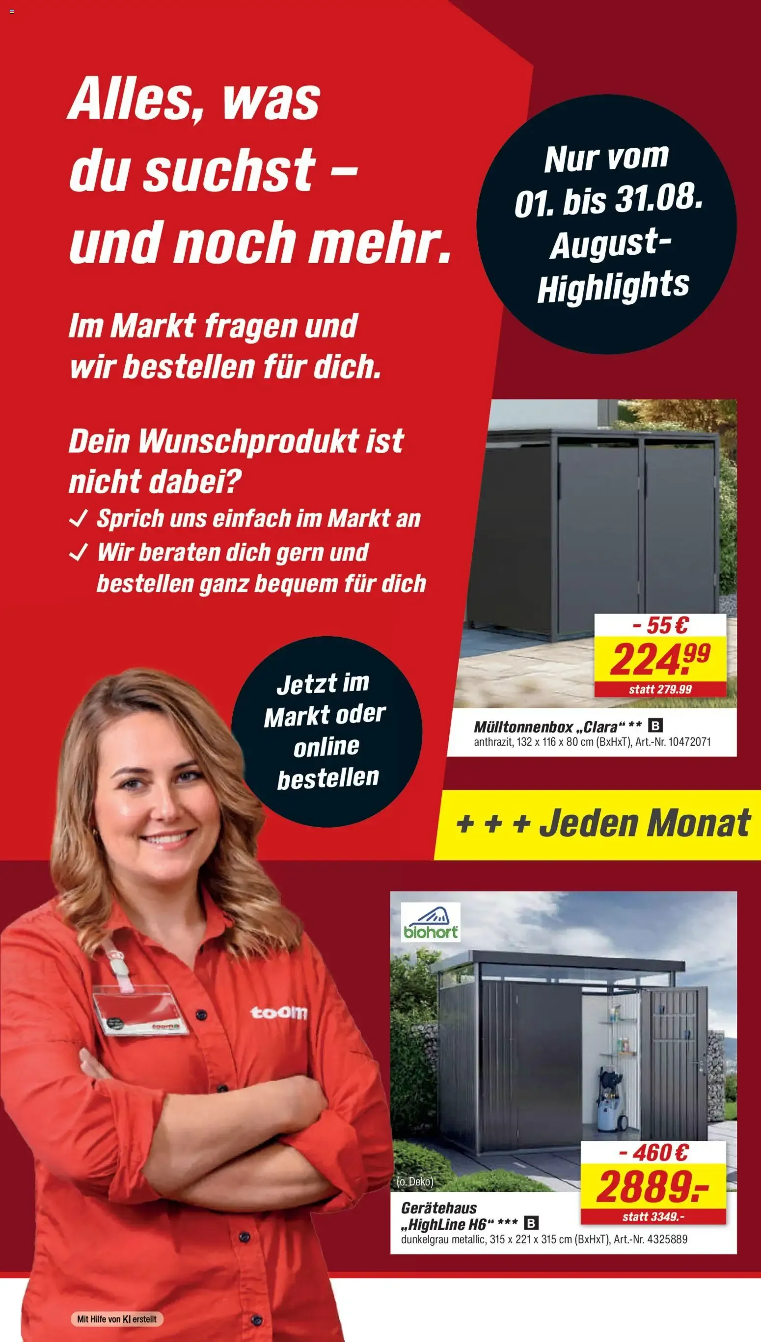Toom Baumarkt Prospekt (ab 01.08.2026) zum Blättern von 1. August bis 7. August 2026 - Prospekt seite 10